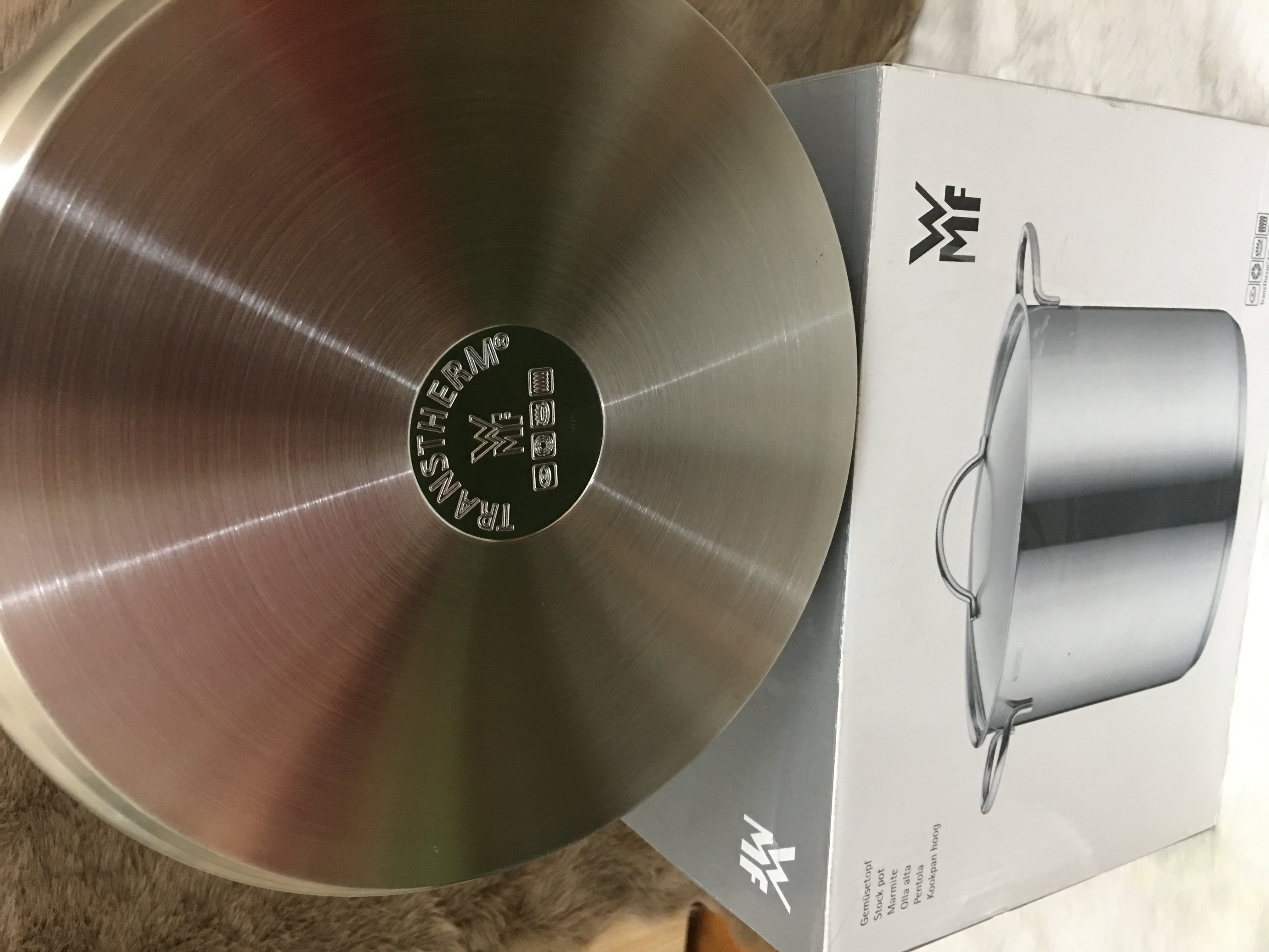 NỒI LUỘC GÀ WMF CROMARGAN 28CM , DUNG TÍCH 14L