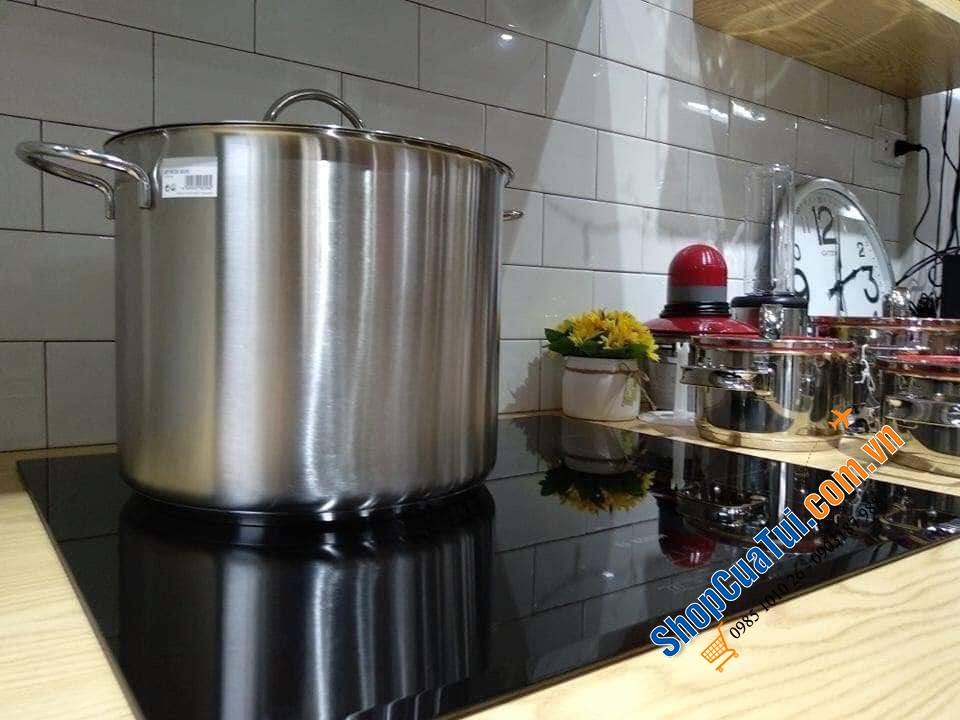 NỒI LUỘC GÀ WMF CROMARGAN 28CM , DUNG TÍCH 14L