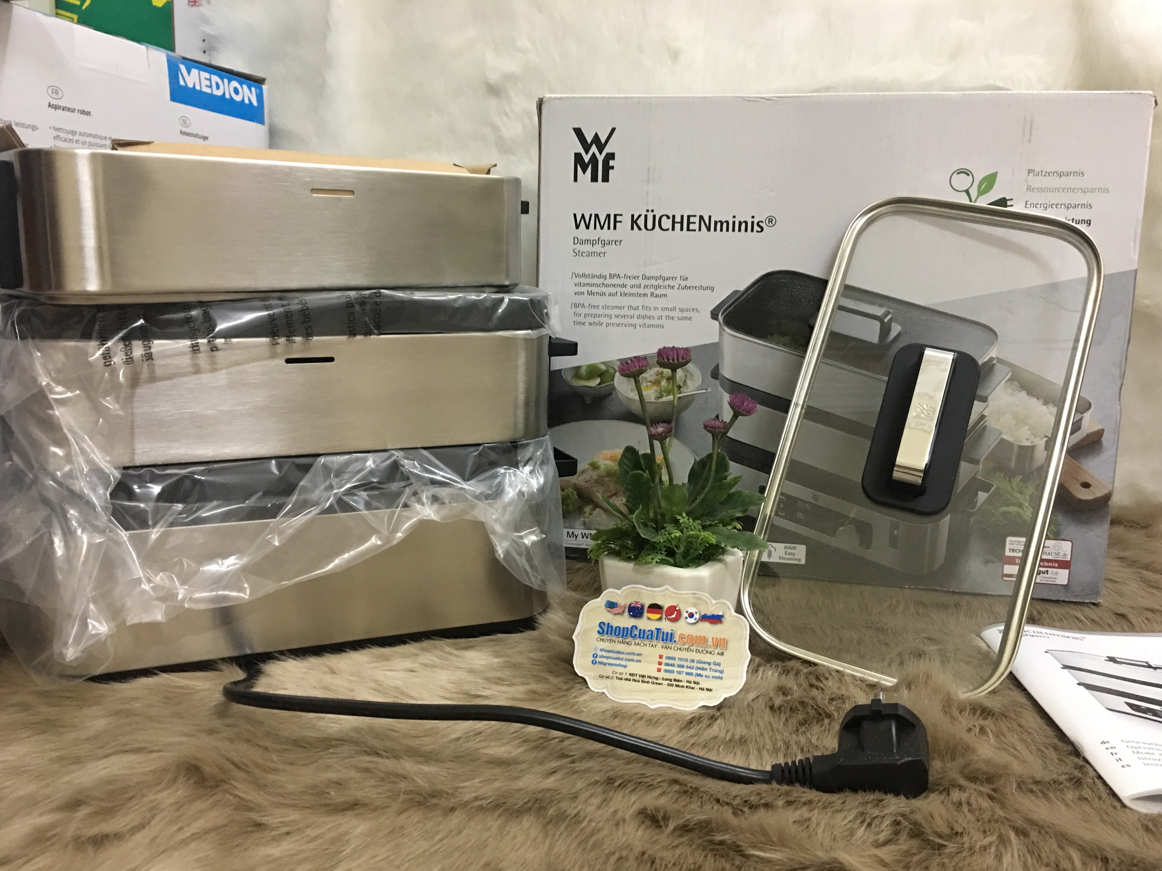 NỒI HẤP 2 tầng WMF CROMARGAN – BÍ QUYẾT CHO GIA ĐÌNH LUÔN MẠNH KHOẺ