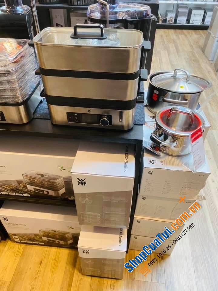 NỒI HẤP 2 tầng WMF CROMARGAN – BÍ QUYẾT CHO GIA ĐÌNH LUÔN MẠNH KHOẺ