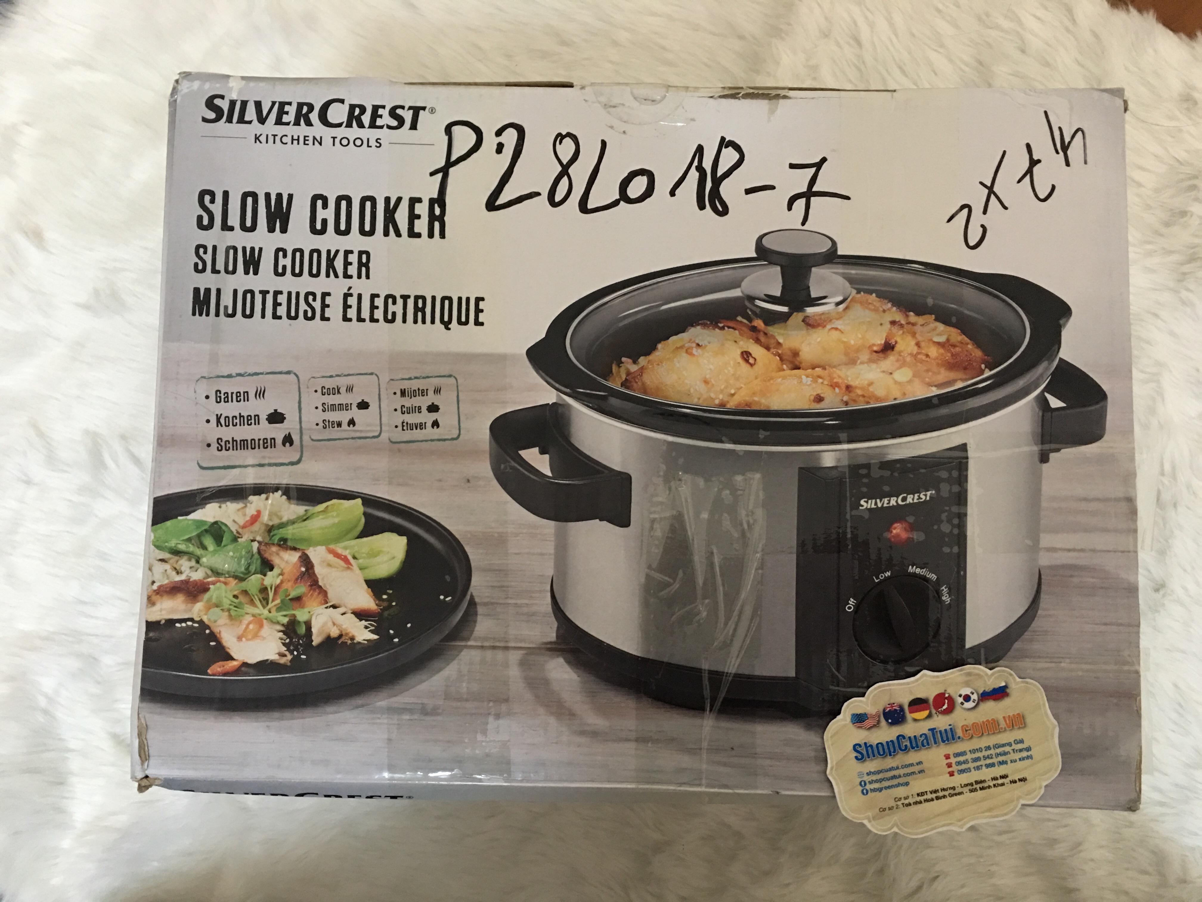 Nồi hầm nồi nấu chậm SILVERCREST Slow Cooker