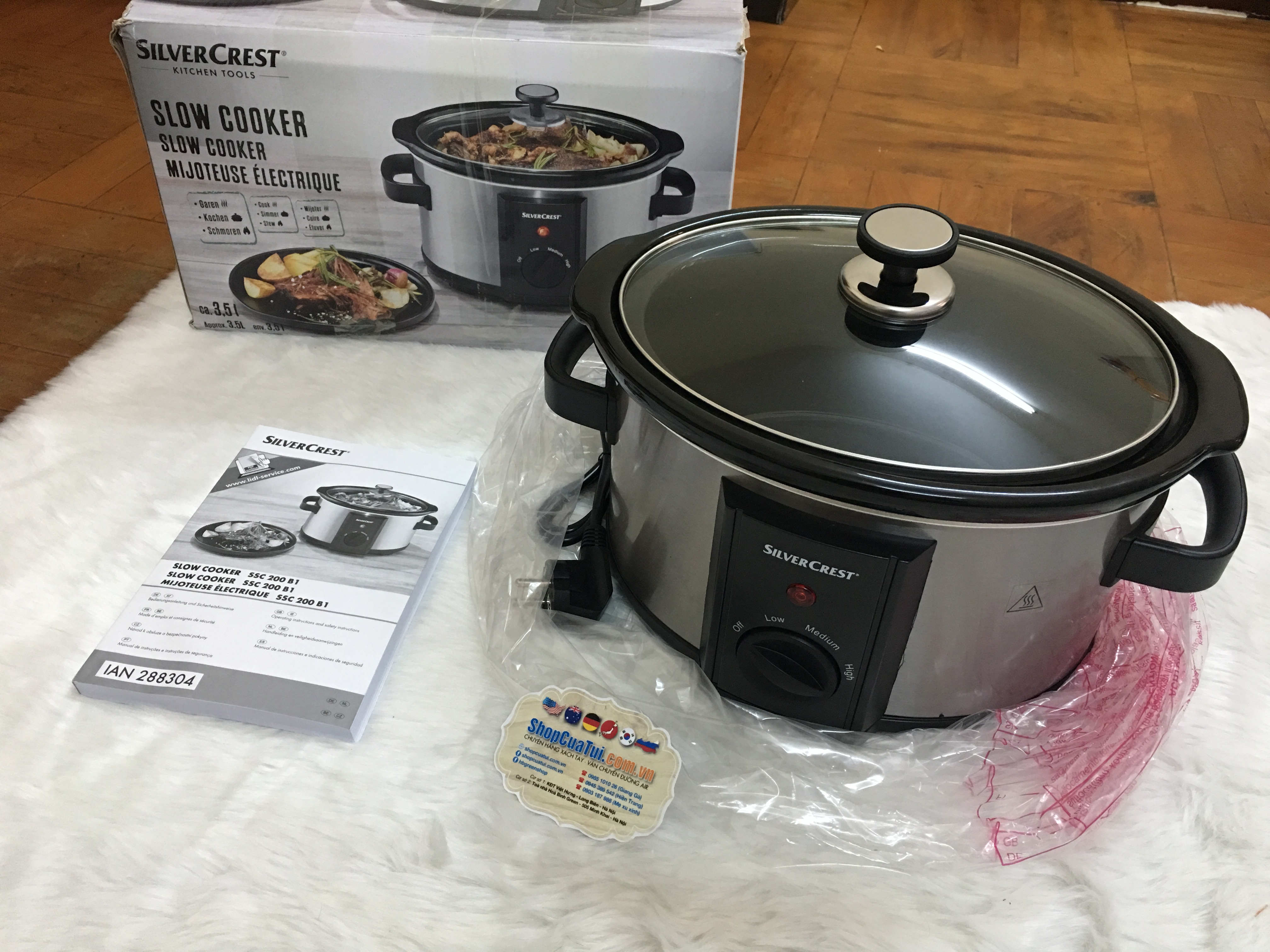Nồi hầm nồi nấu chậm SILVERCREST Slow Cooker