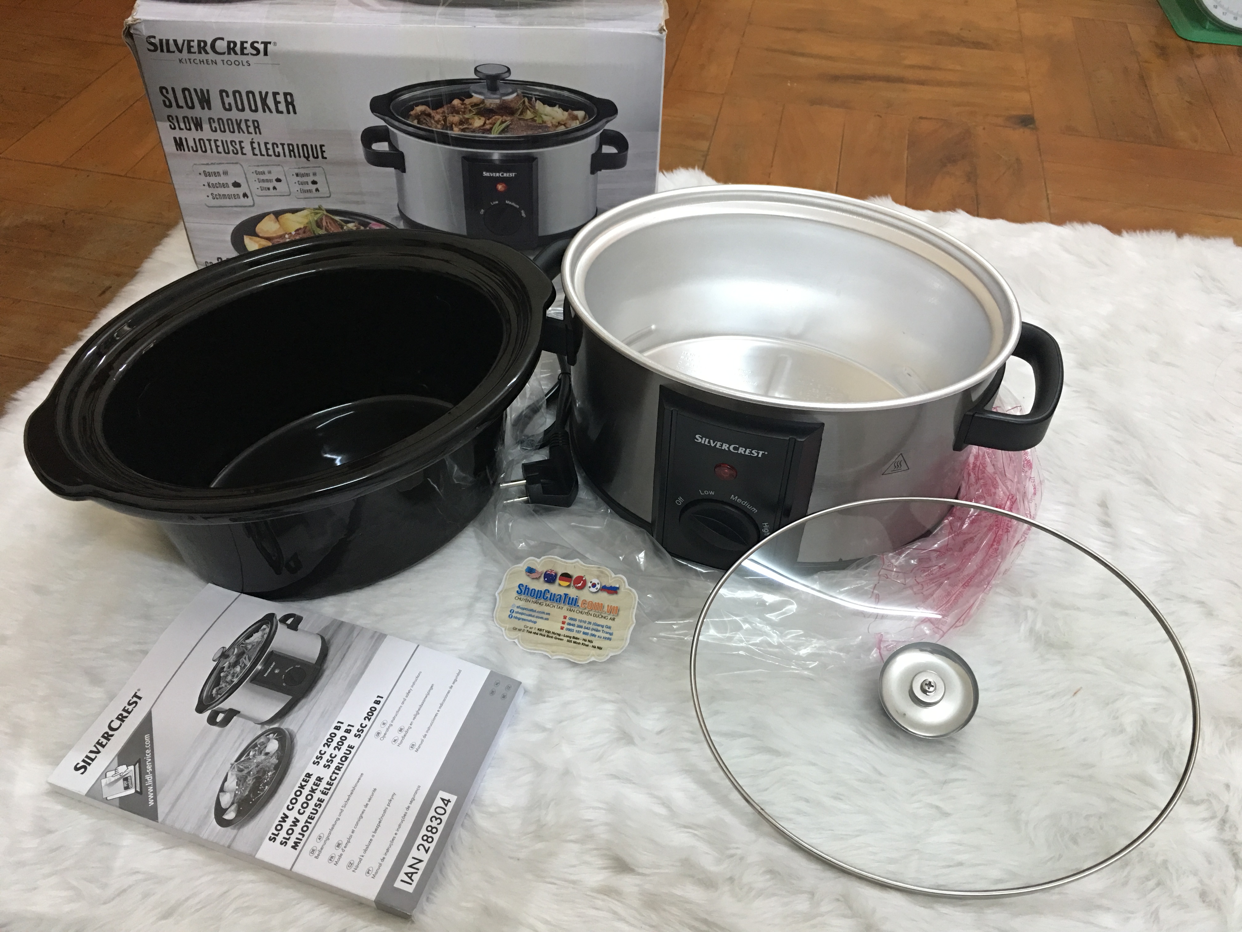 Nồi hầm nồi nấu chậm SILVERCREST Slow Cooker