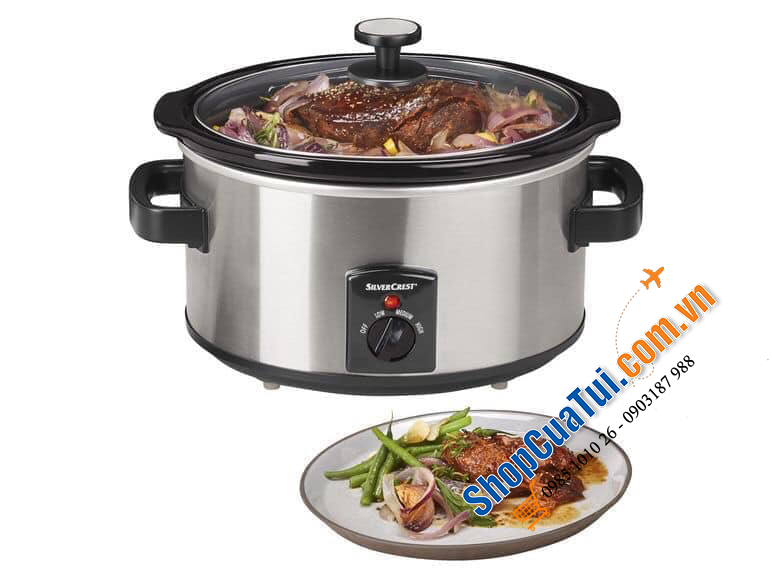 Nồi hầm nồi nấu chậm SILVERCREST Slow Cooker