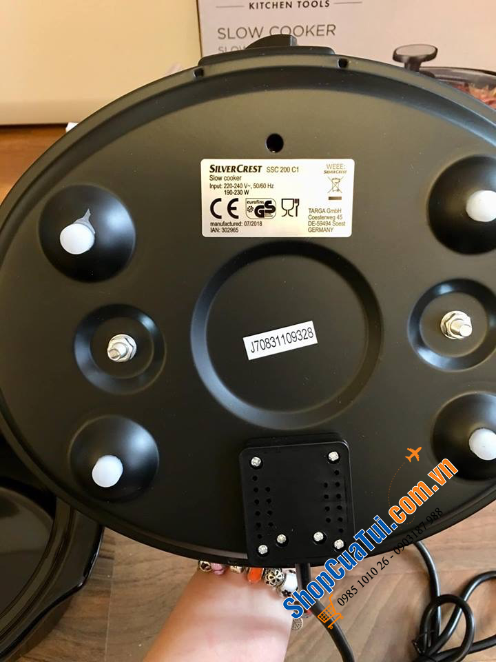 Nồi hầm nồi nấu chậm SILVERCREST Slow Cooker