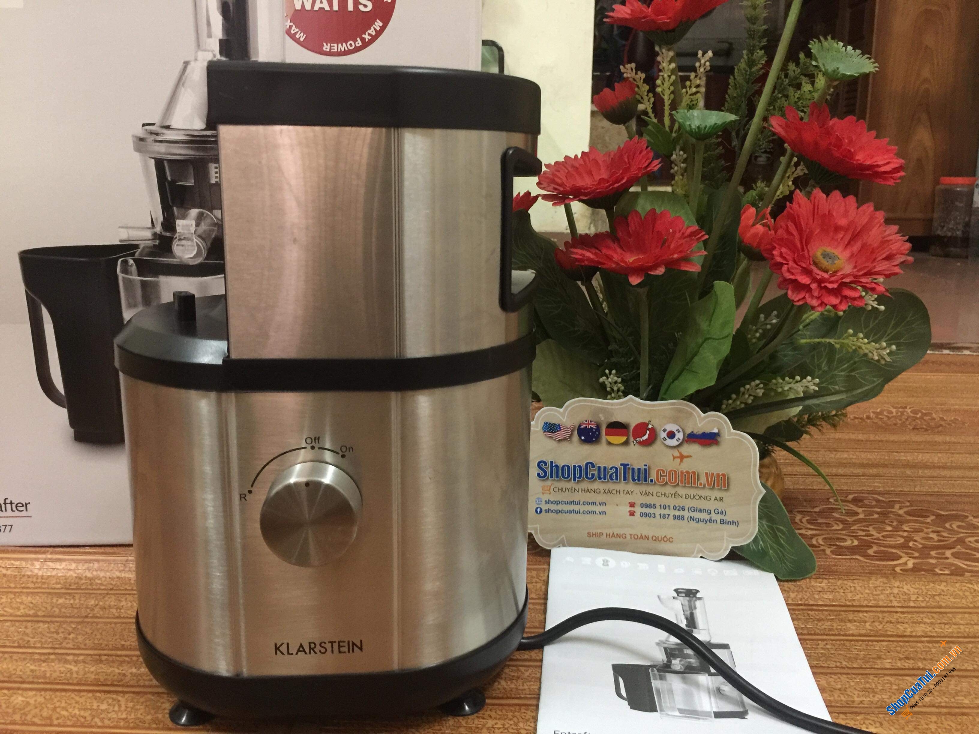 Máy ép chậm Klarstein 400w