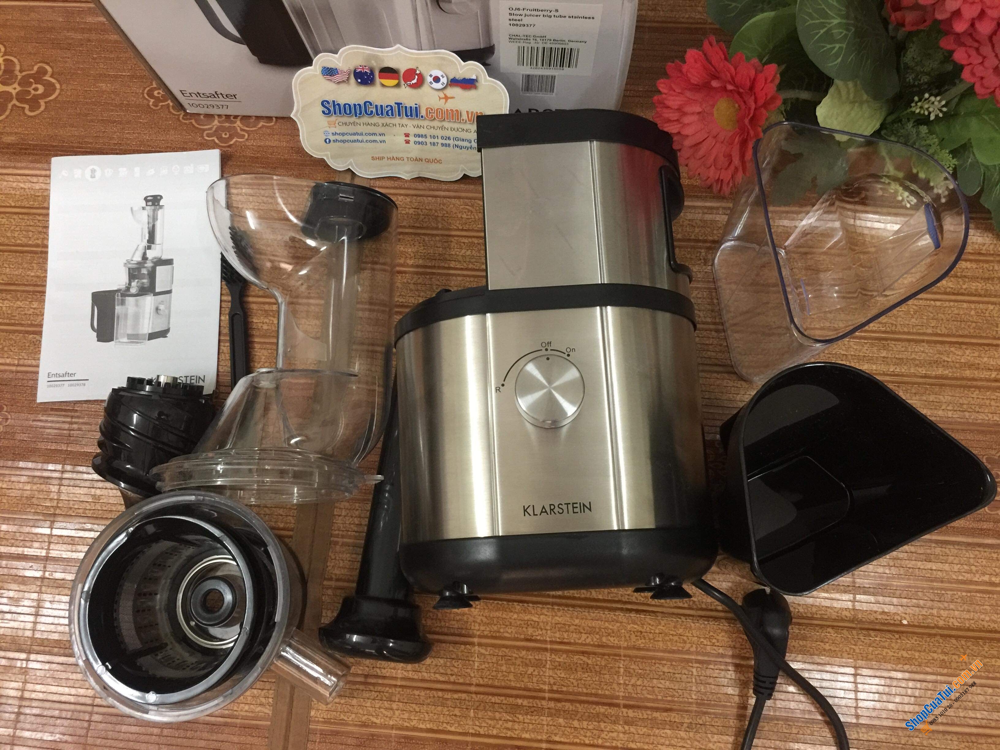 Máy ép chậm Klarstein 400w