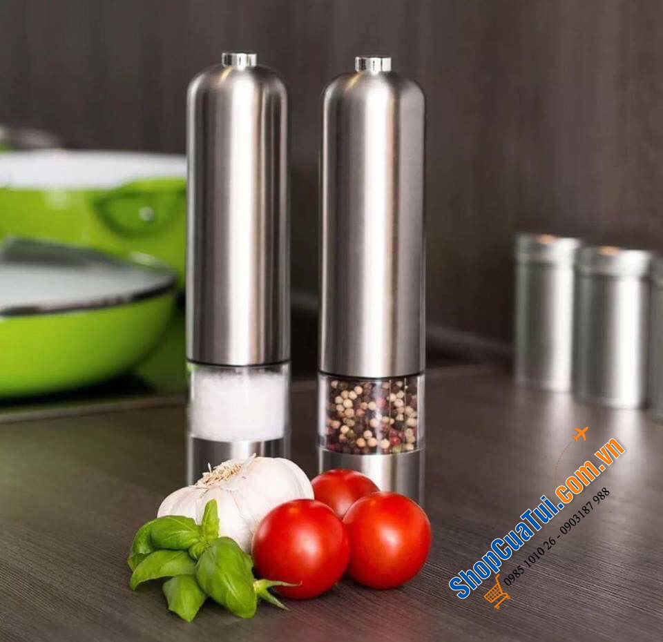 Set xay tiêu muối Silit chạy pin tiểu