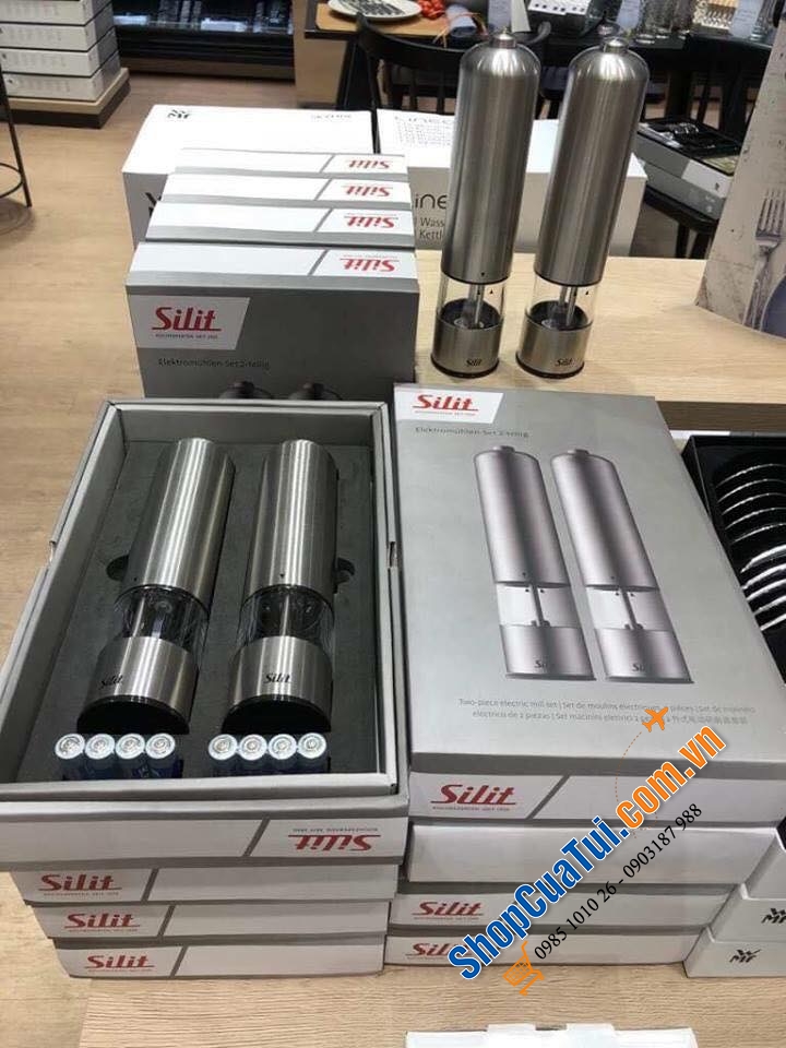 Set xay tiêu muối Silit chạy pin tiểu