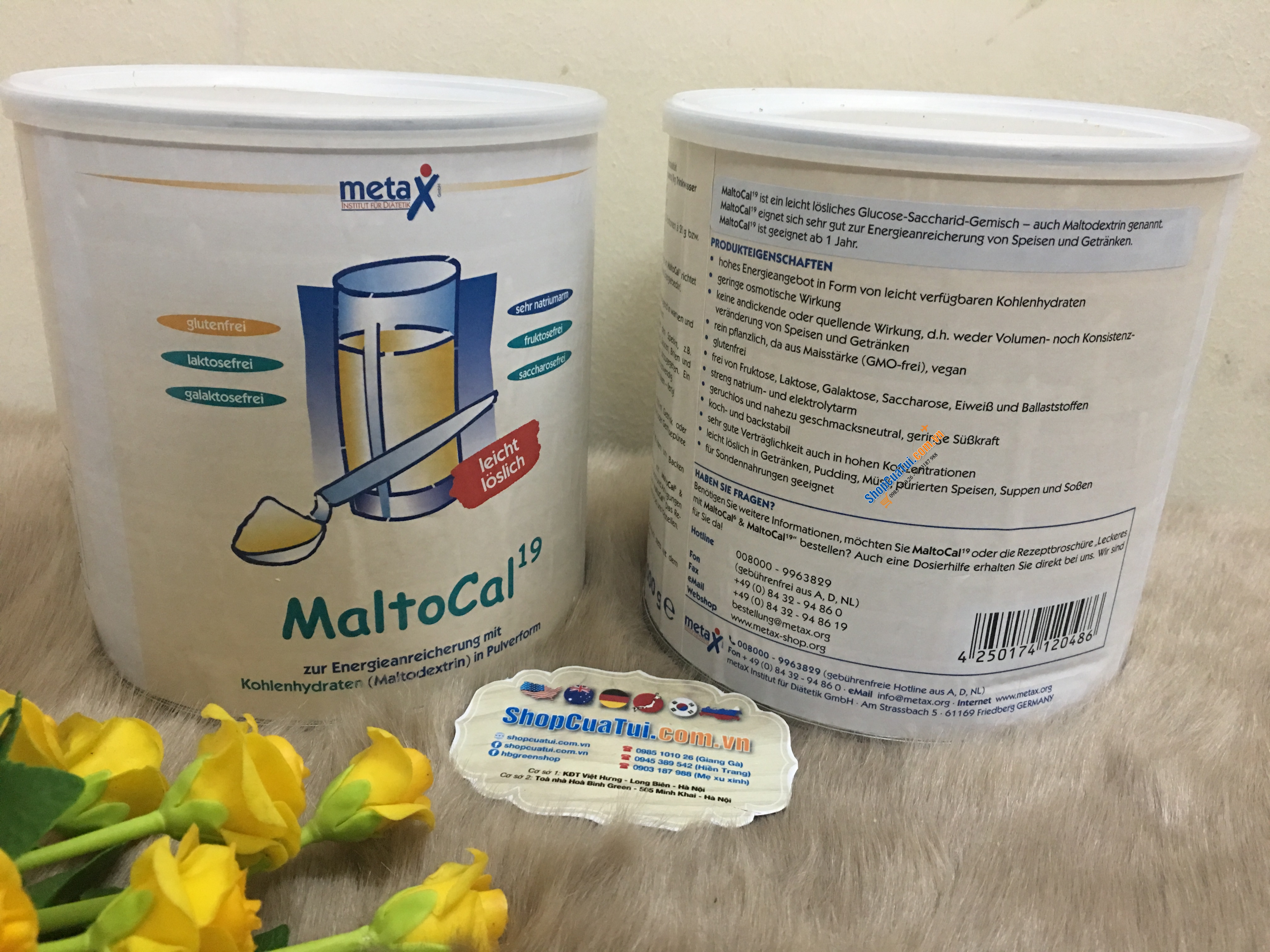 Bột dinh dưỡng hỗ trợ tăng cân Maltocal 19 của viện dinh dưỡng Đức 1kg