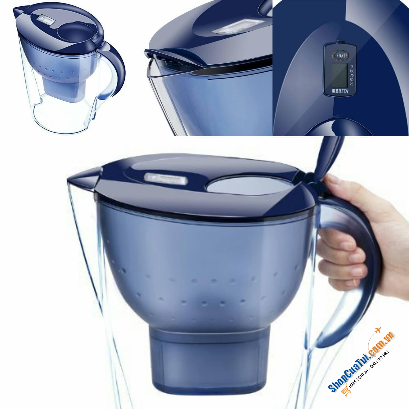 BÌNH LỌC NƯỚC BRITA MARELLA XL 3,5L