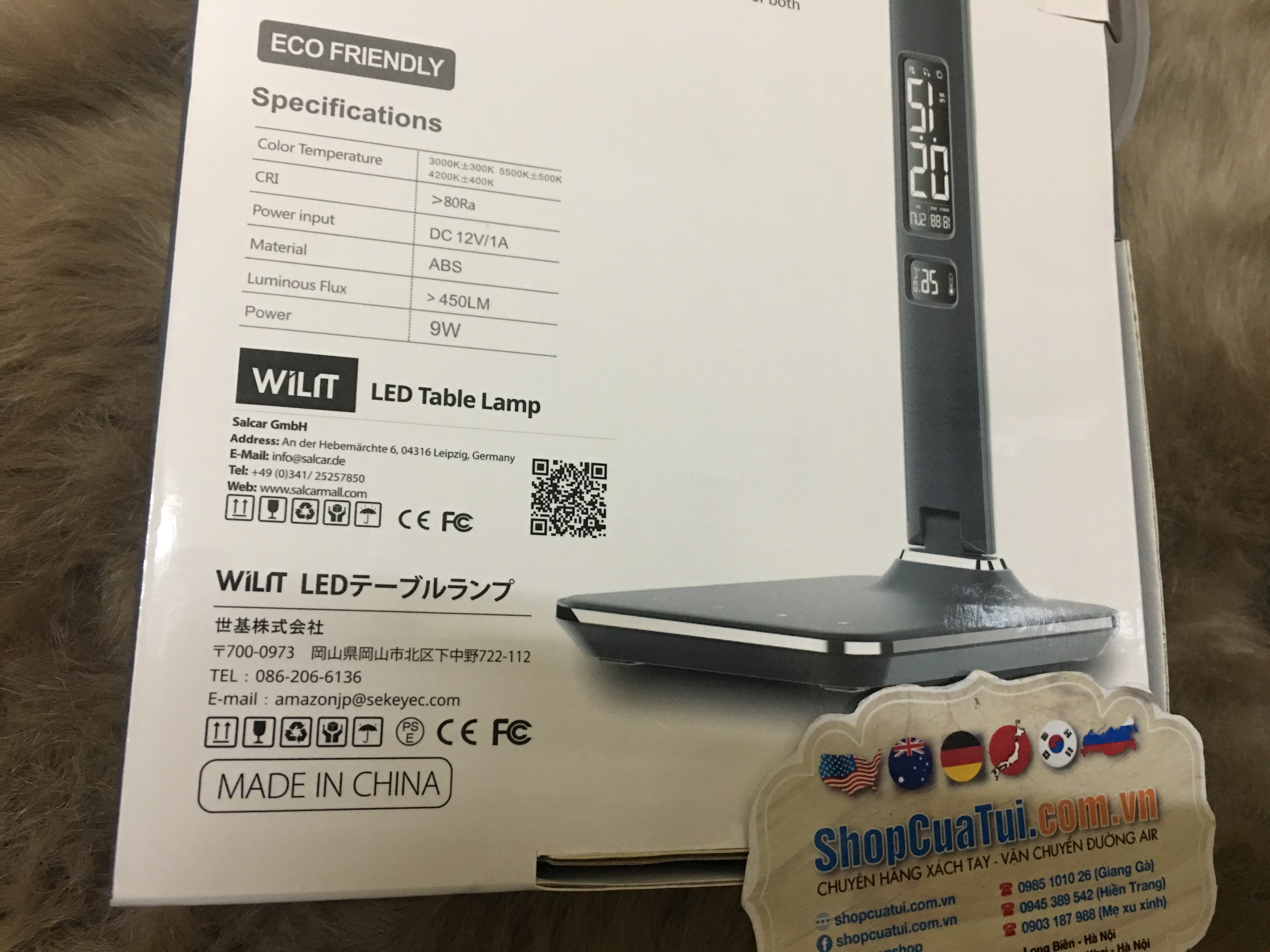 ĐÈN HỌC/ ĐÈN LÀM VIỆC WILIT 9w