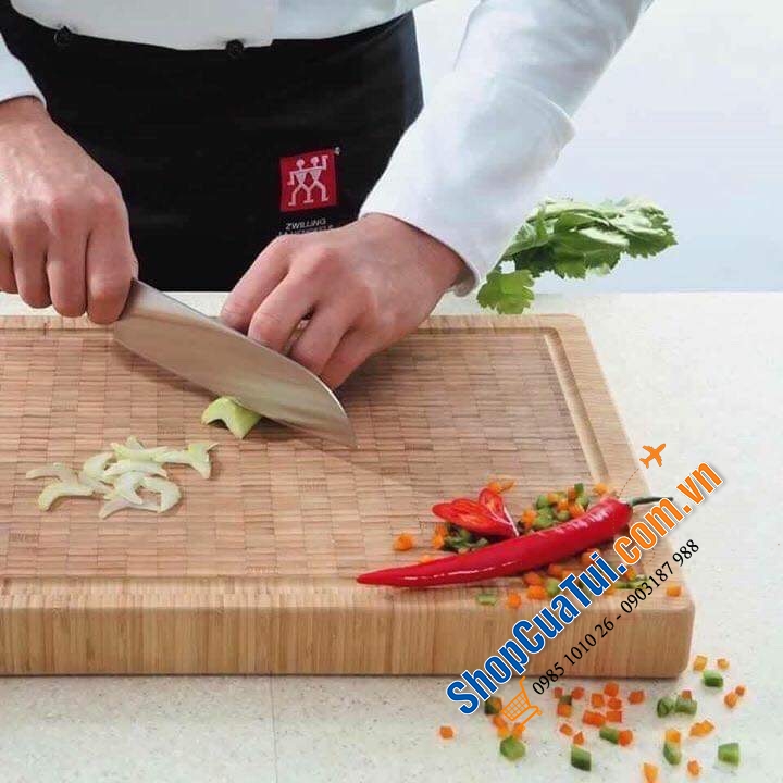 THỚT TRE ZWILLING TWIN kích thước 36,5 x 25 cm