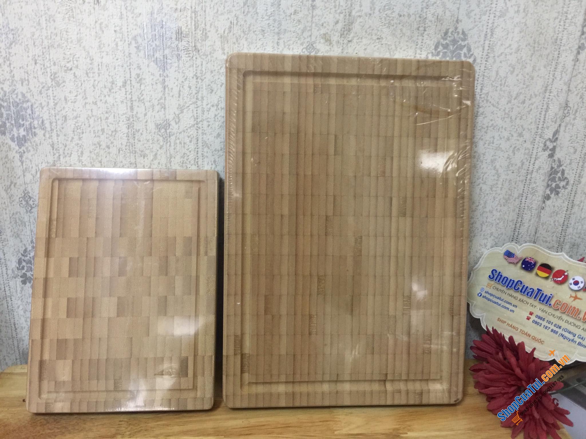 THỚT TRE ZWILLING TWIN kích thước 36,5 x 25 cm