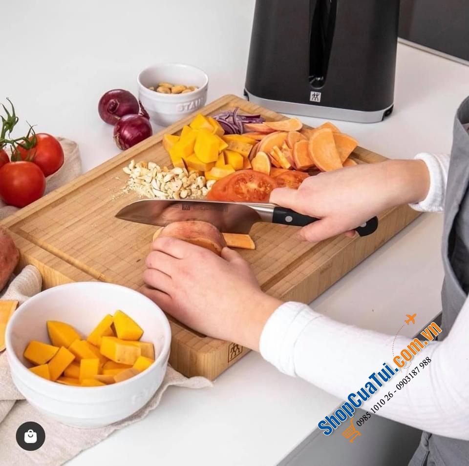 THỚT TRE ZWILLING TWIN kích thước 36,5 x 25 cm