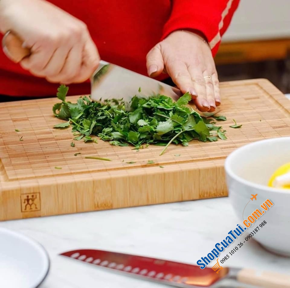 THỚT TRE ZWILLING TWIN kích thước 36,5 x 25 cm