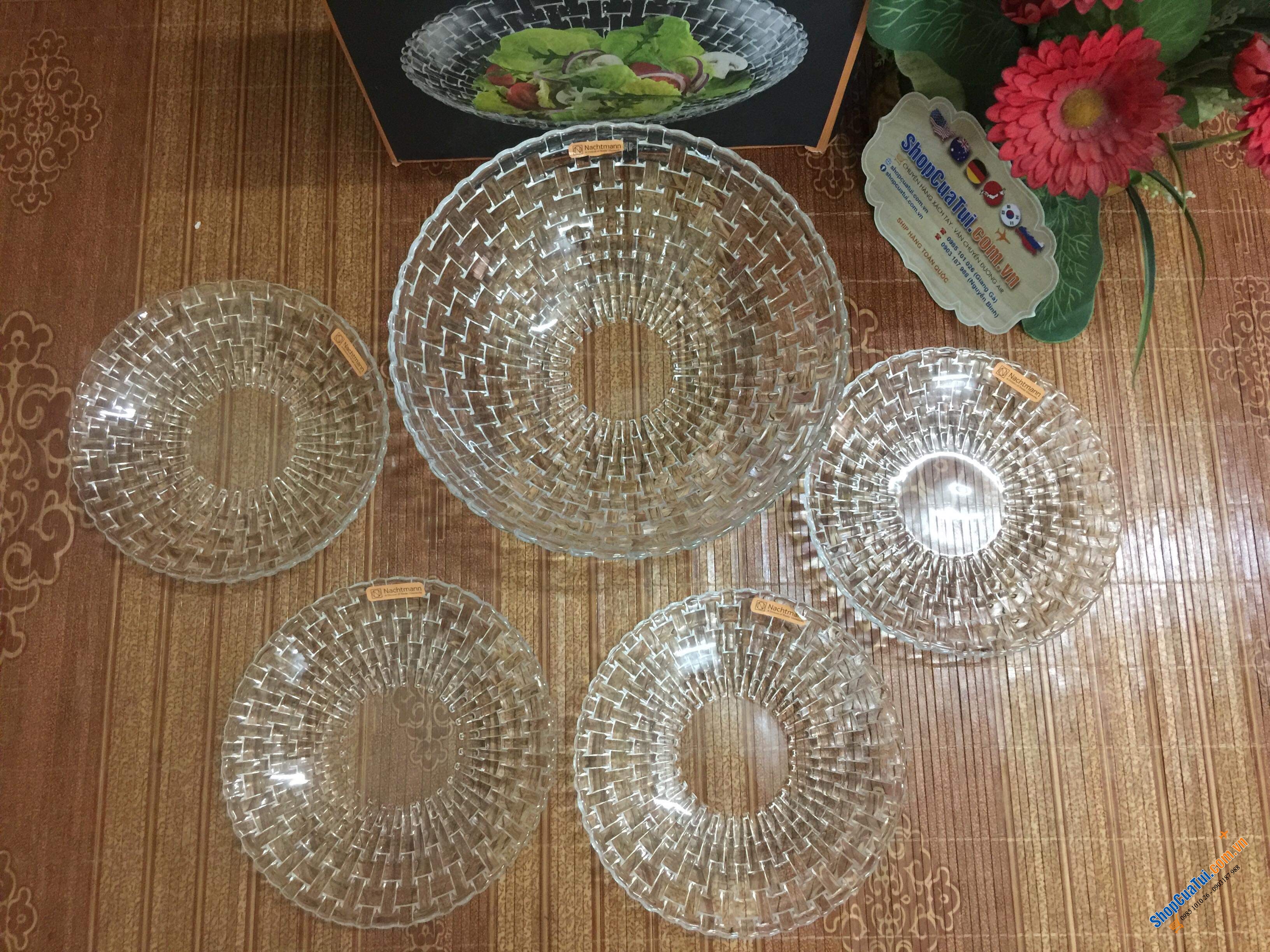 BỘ 5 BÁT/ ĐĨA SÂU LÒNG PHA LÊ NACHTMANN, BỘ SƯU TẬP BOSSA NOVA