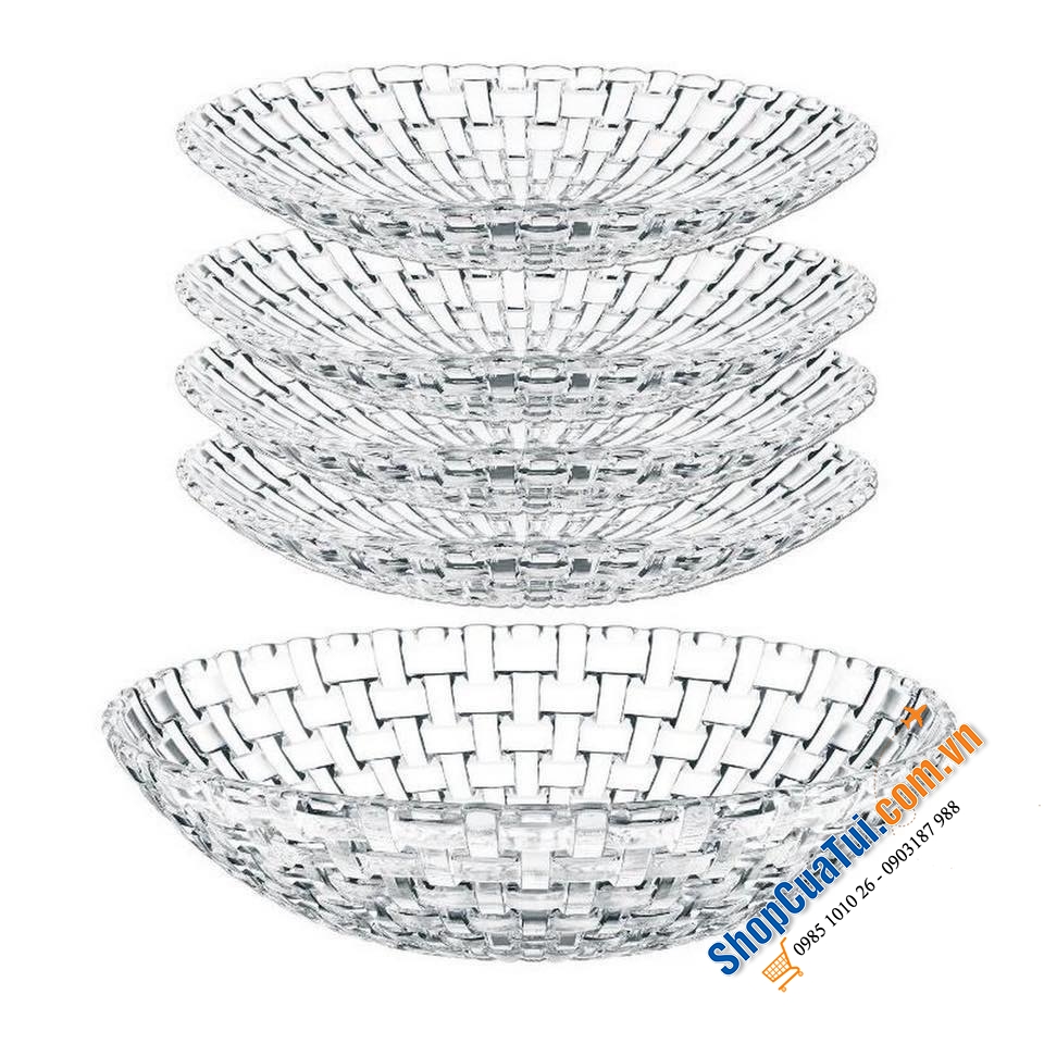 BỘ 5 BÁT/ ĐĨA SÂU LÒNG PHA LÊ NACHTMANN, BỘ SƯU TẬP BOSSA NOVA