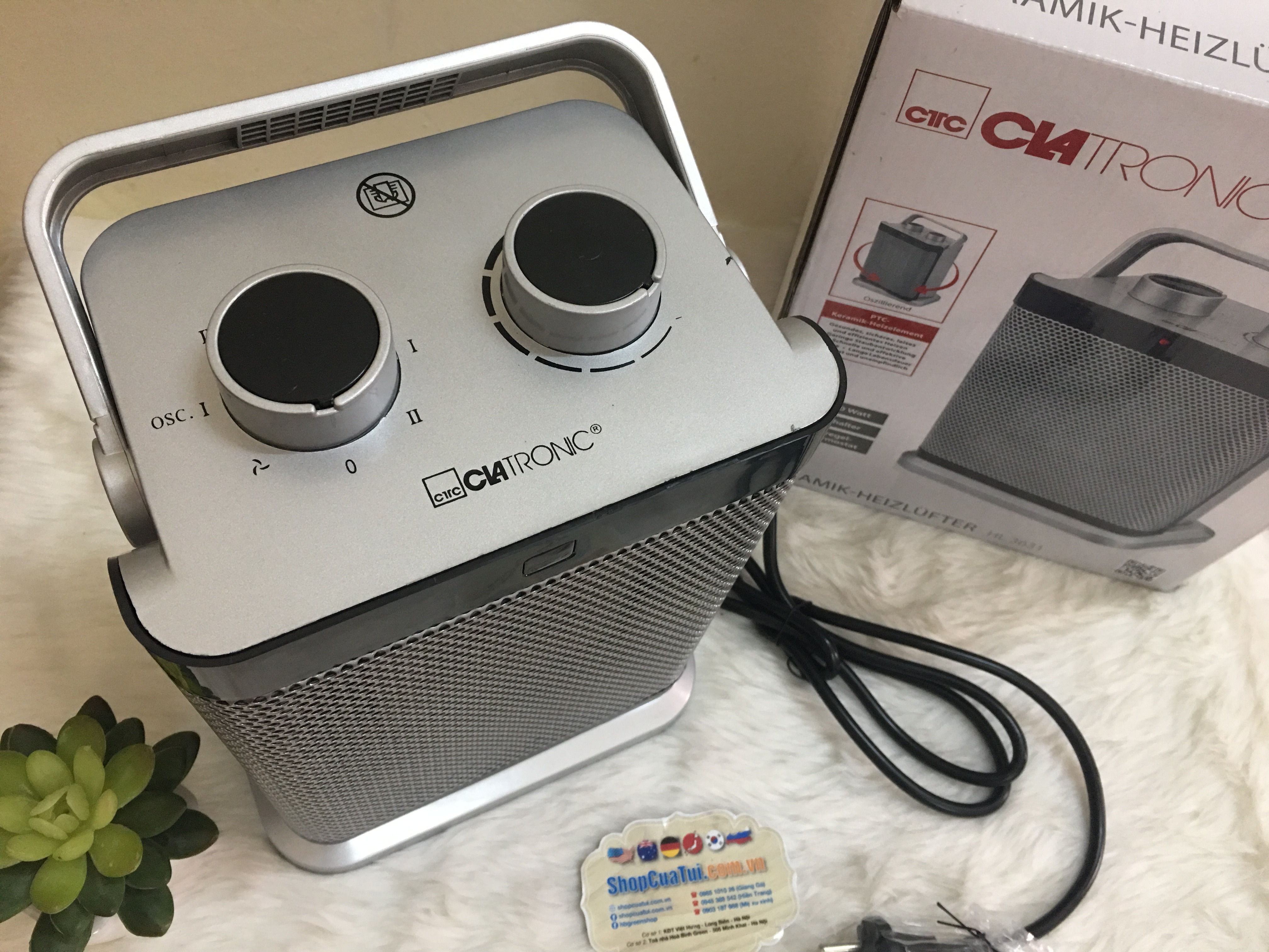 Quạt sưởi Clatronic HL 3631 Heizlüfter