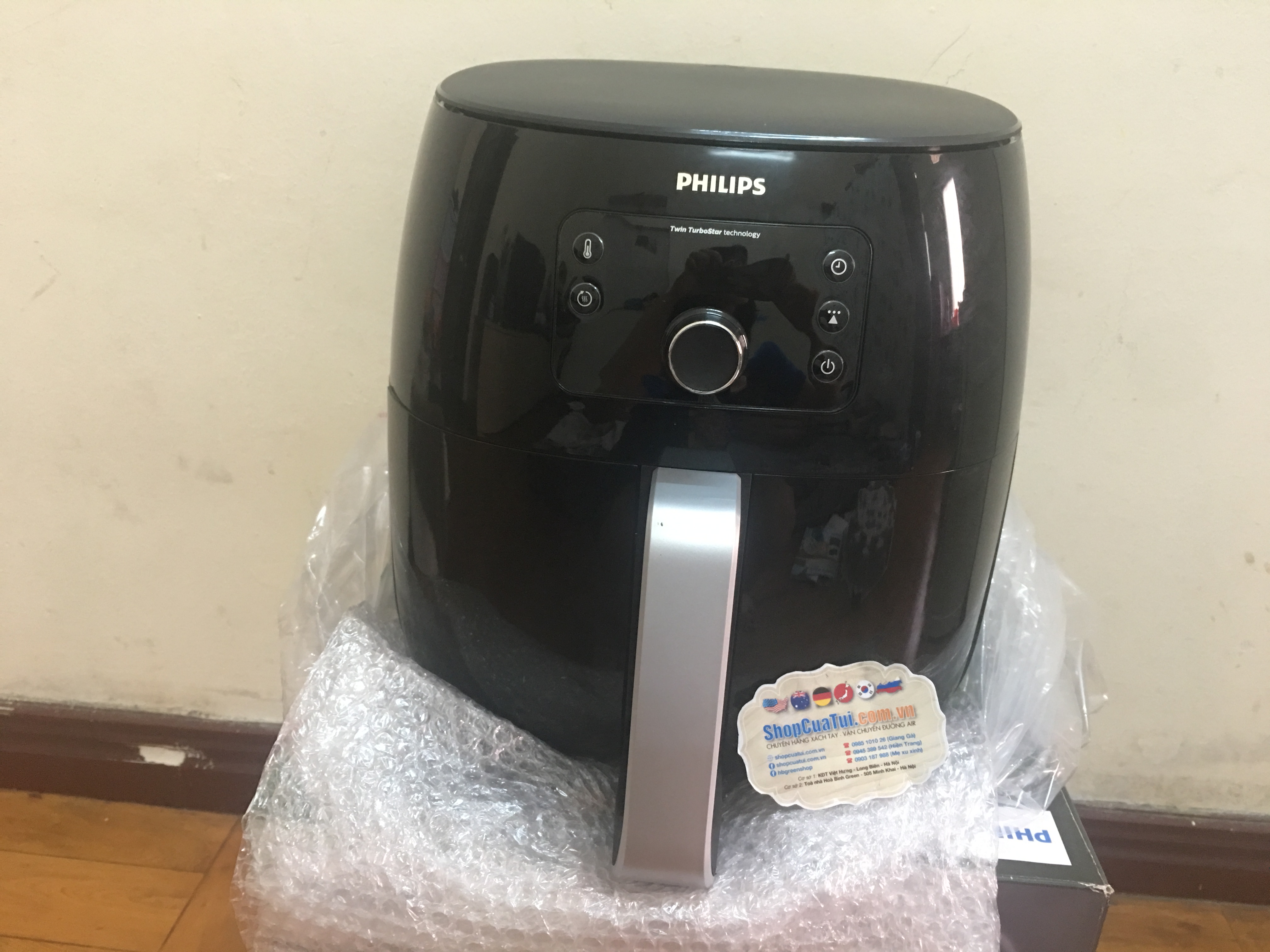 Nồi chiên nướng không dầu #Philips HD9652/ 90 size XXL