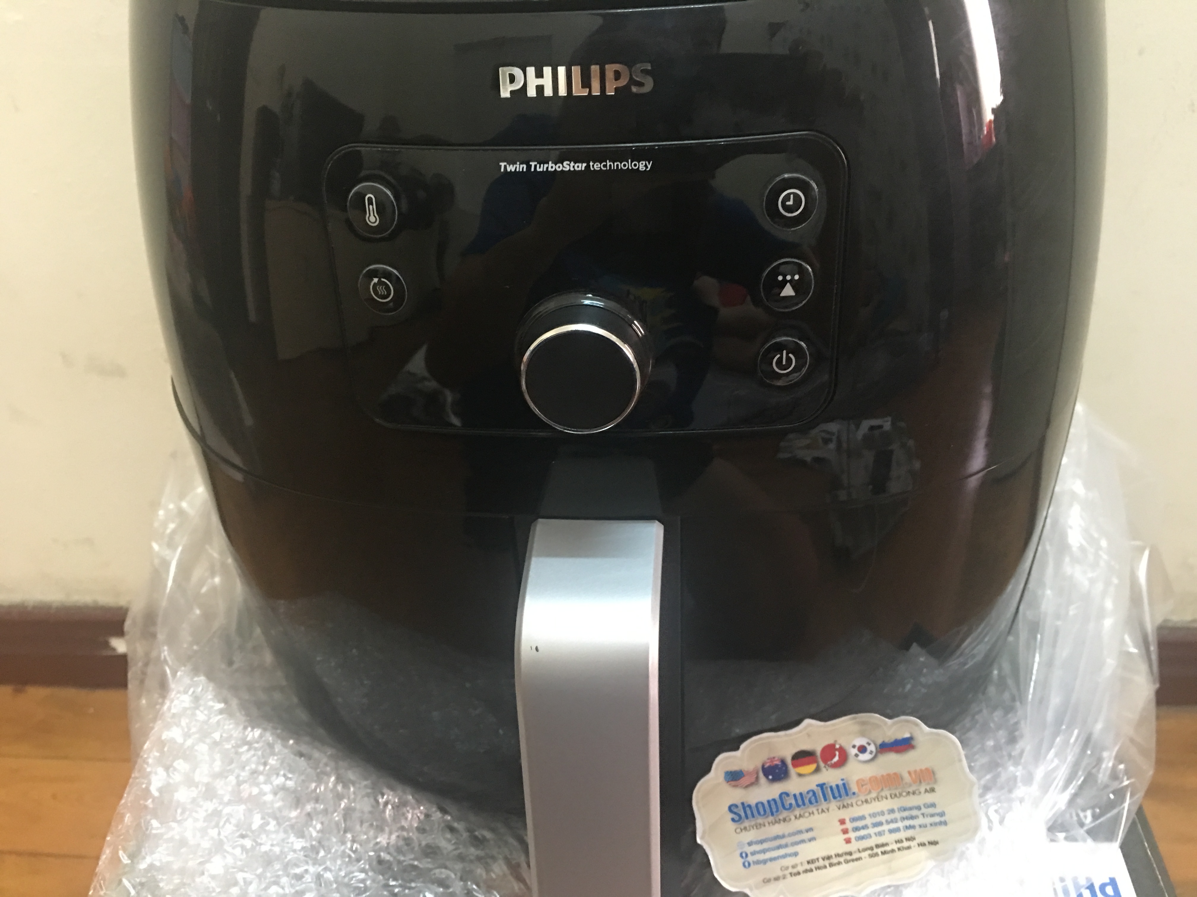 Nồi chiên nướng không dầu #Philips HD9652/ 90 size XXL