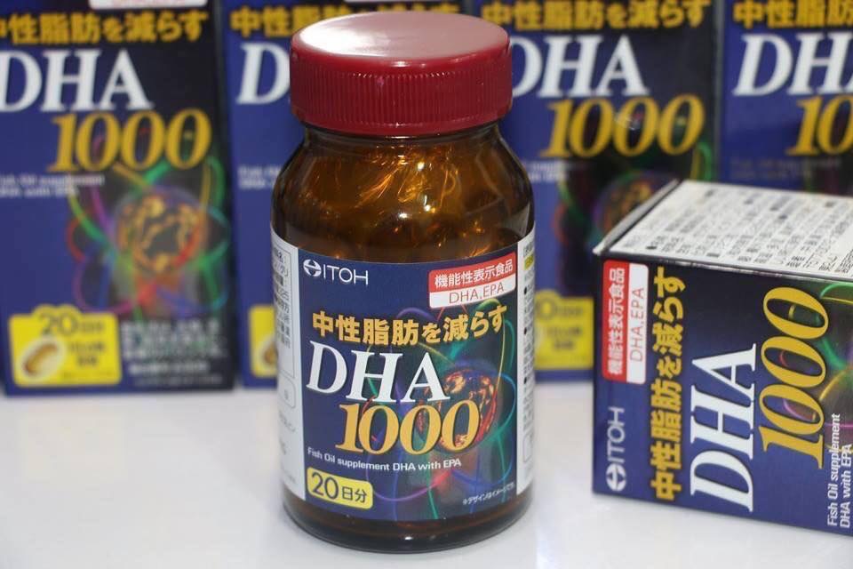 Thuốc bổ não DHA 1000 ITOH Nhật Bản hộp 120 viên