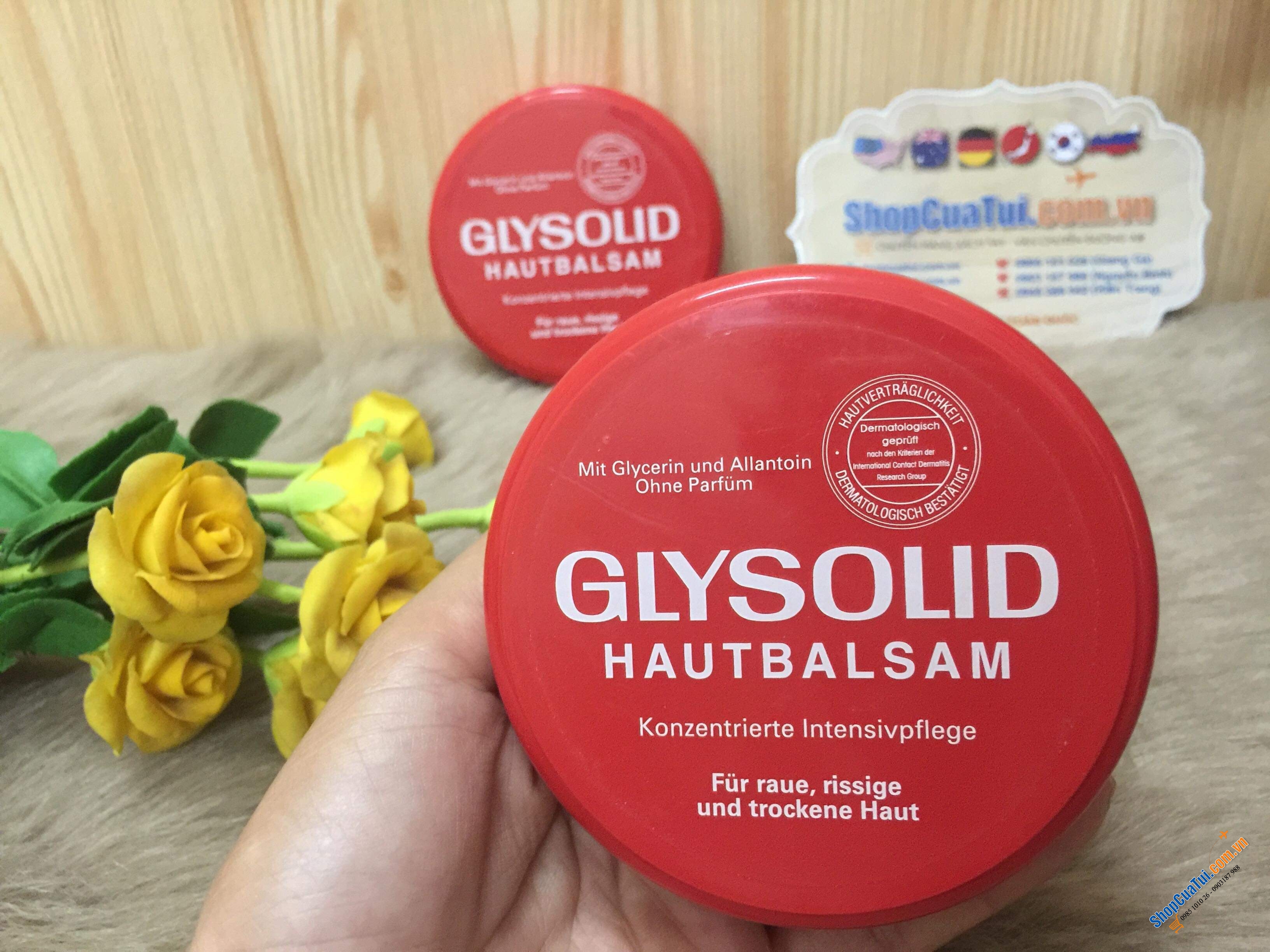 Kem chống nẻ Glysolid 100ml - Made in Germany 