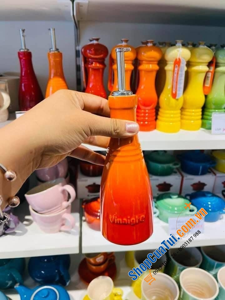 SET ĐỰNG DẦU DẤM STAUB ĐỎ GERMANY