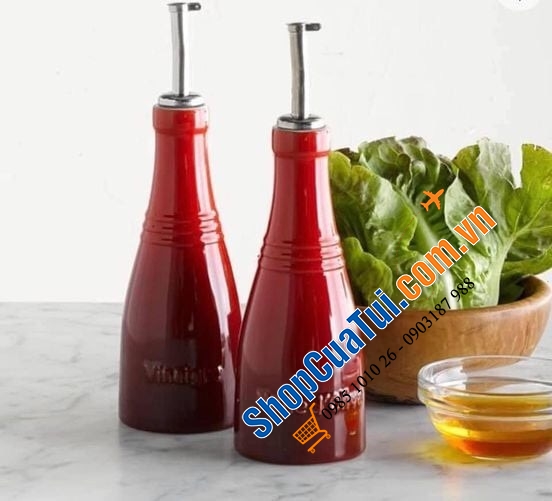 SET ĐỰNG DẦU DẤM STAUB ĐỎ GERMANY