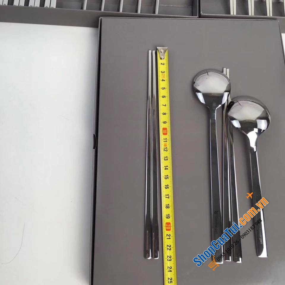 Set đũa thìa inox của WMF 6 người ăn