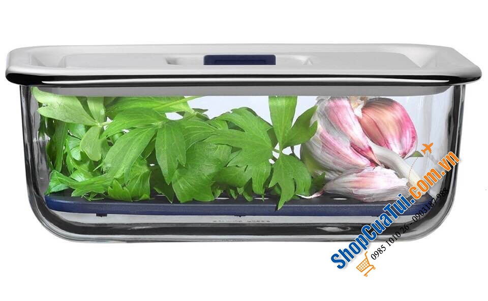 SET 3 HỘP THUỶ TINH ĐỰNG THỰC PHẨM WMF - Made in Germany