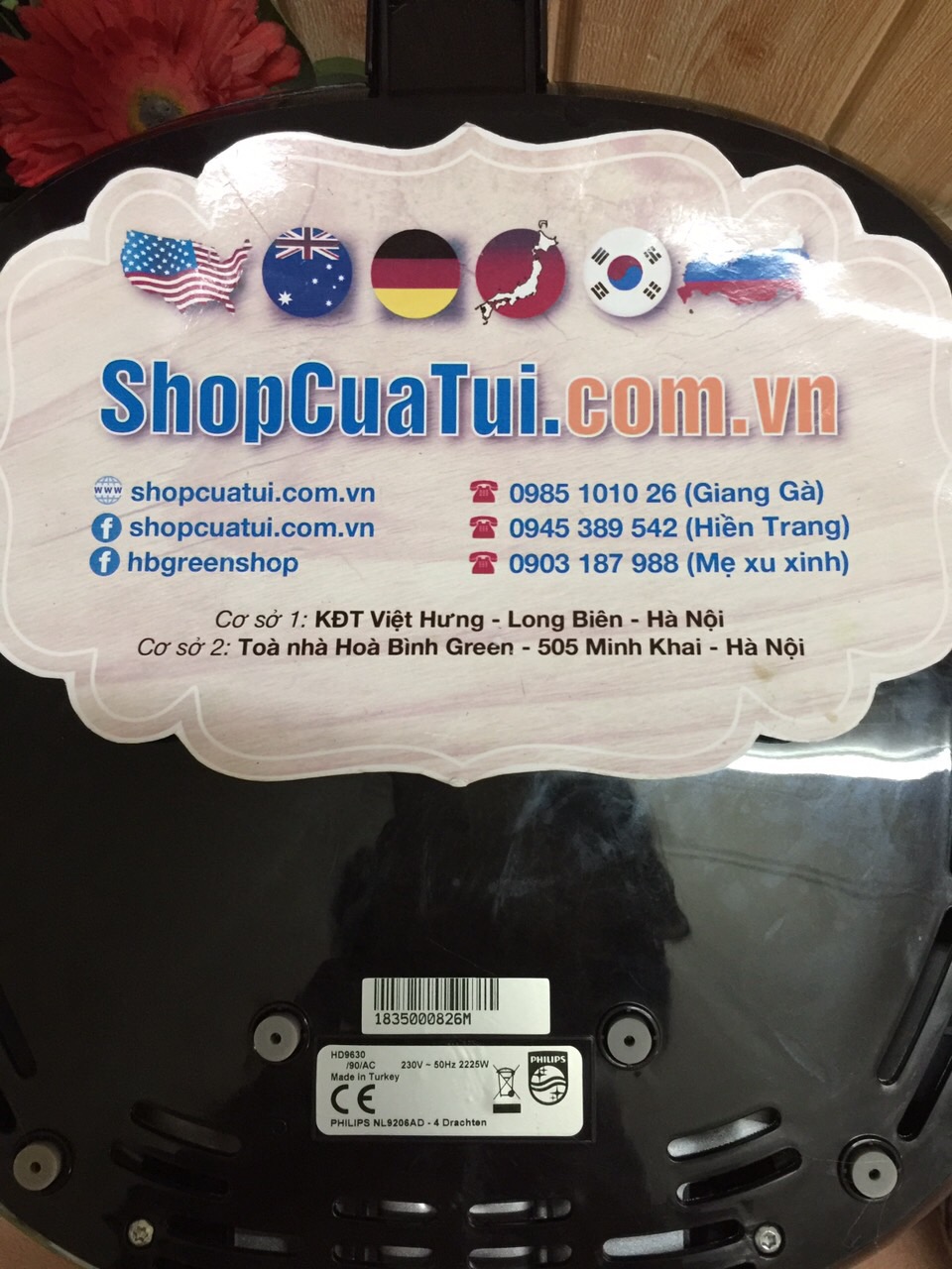 NỒI CHIÊN KHÔNG DẦU PHILIPS HD9630/90 XXL