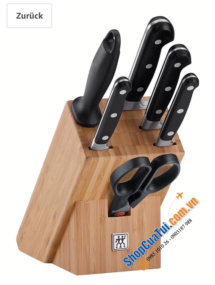 BỘ DAO ZWILLING PROFESSIONAL S 7 MÓN