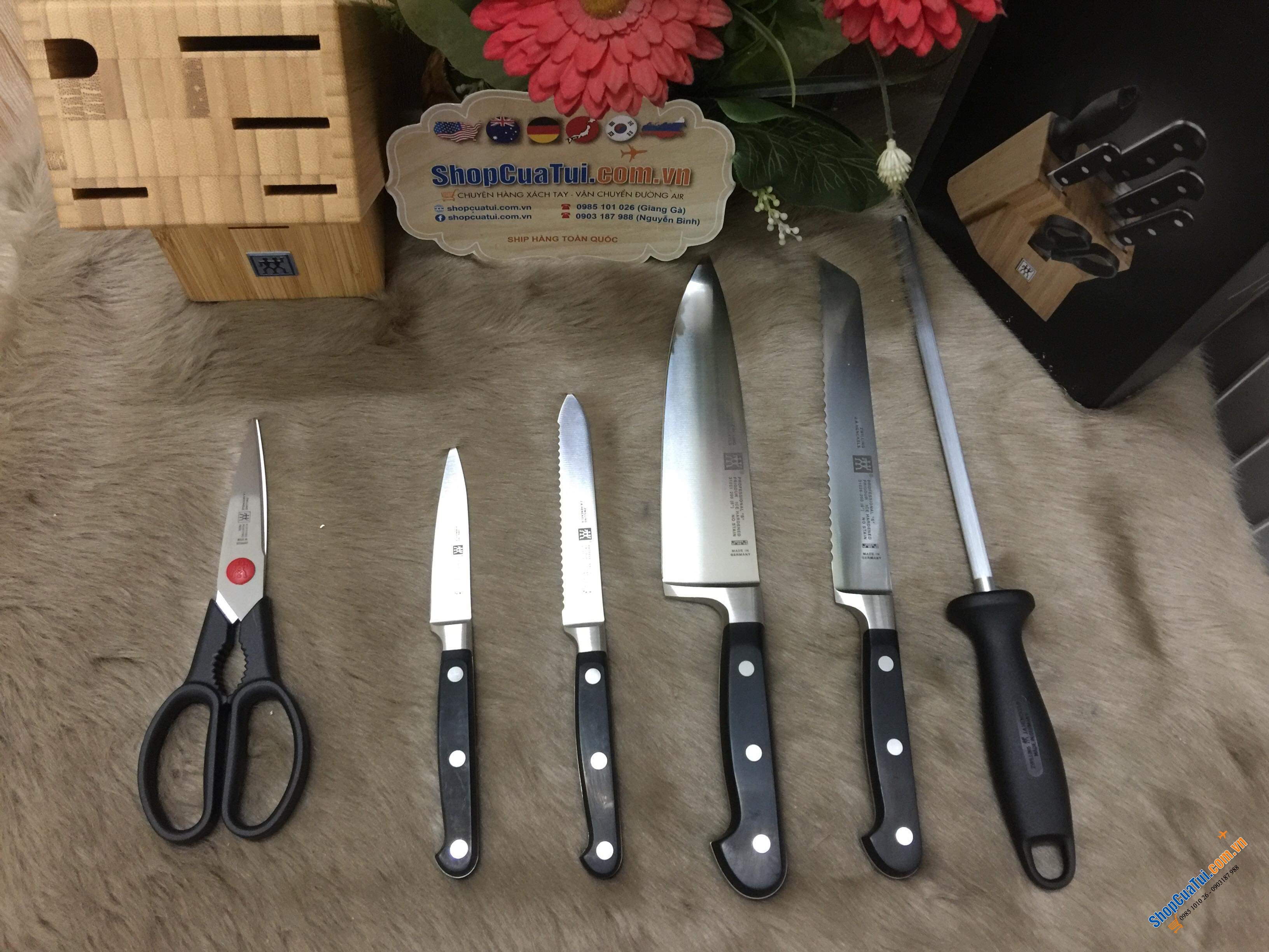 BỘ DAO ZWILLING PROFESSIONAL S 7 MÓN