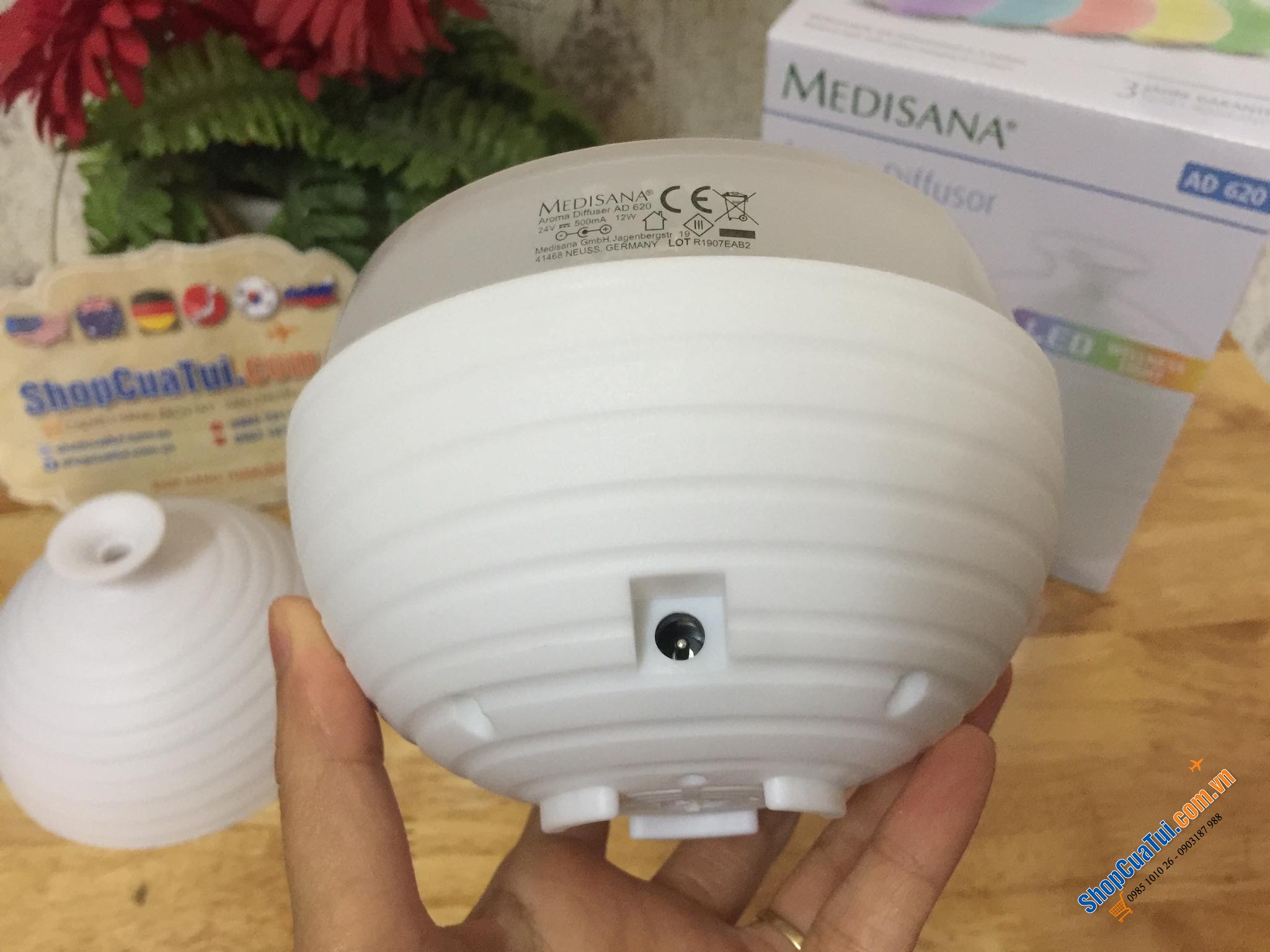 MÁY KHUẾCH TÁN TINH DẦU MEDISANA AD620