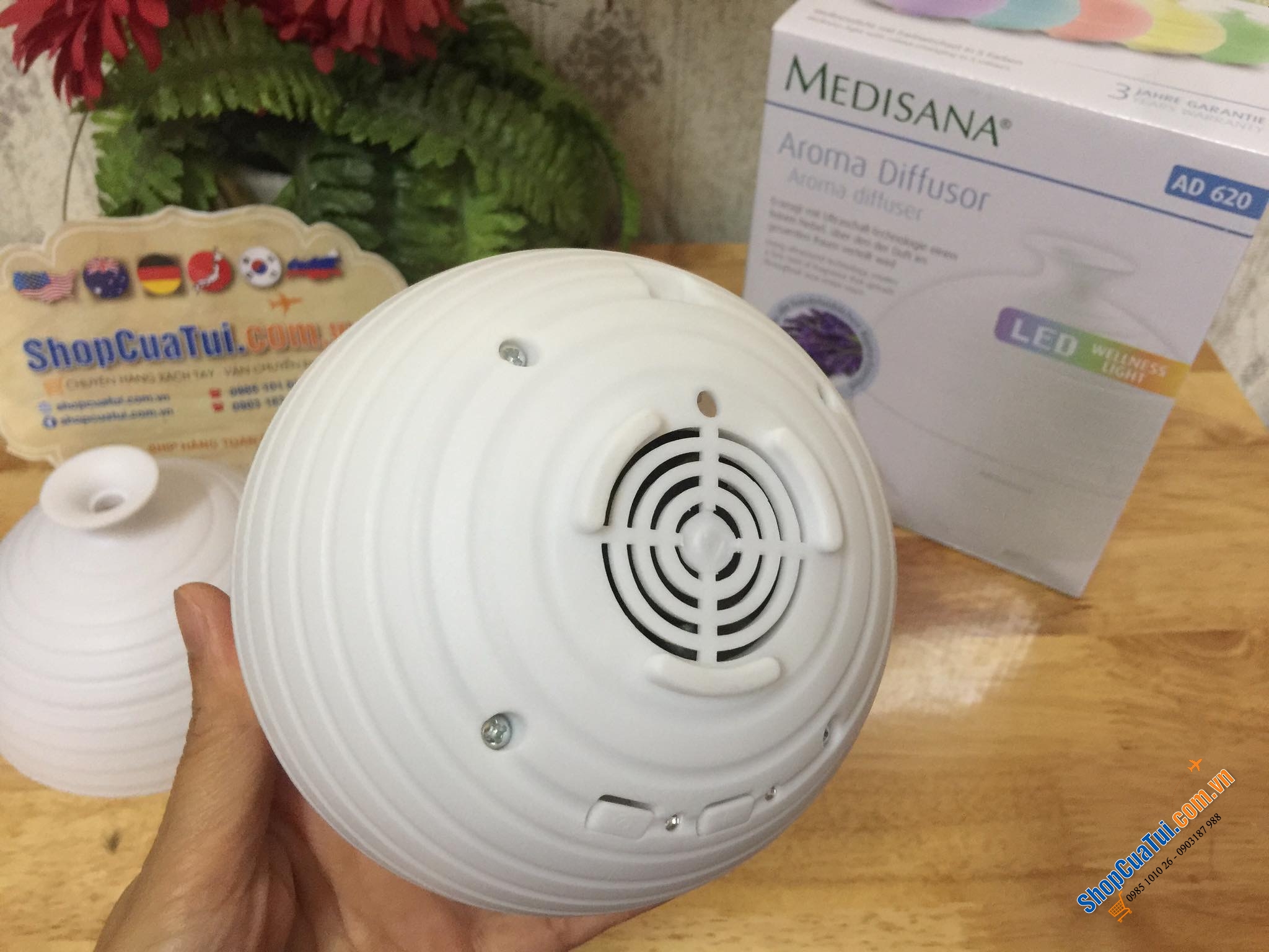 MÁY KHUẾCH TÁN TINH DẦU MEDISANA AD620