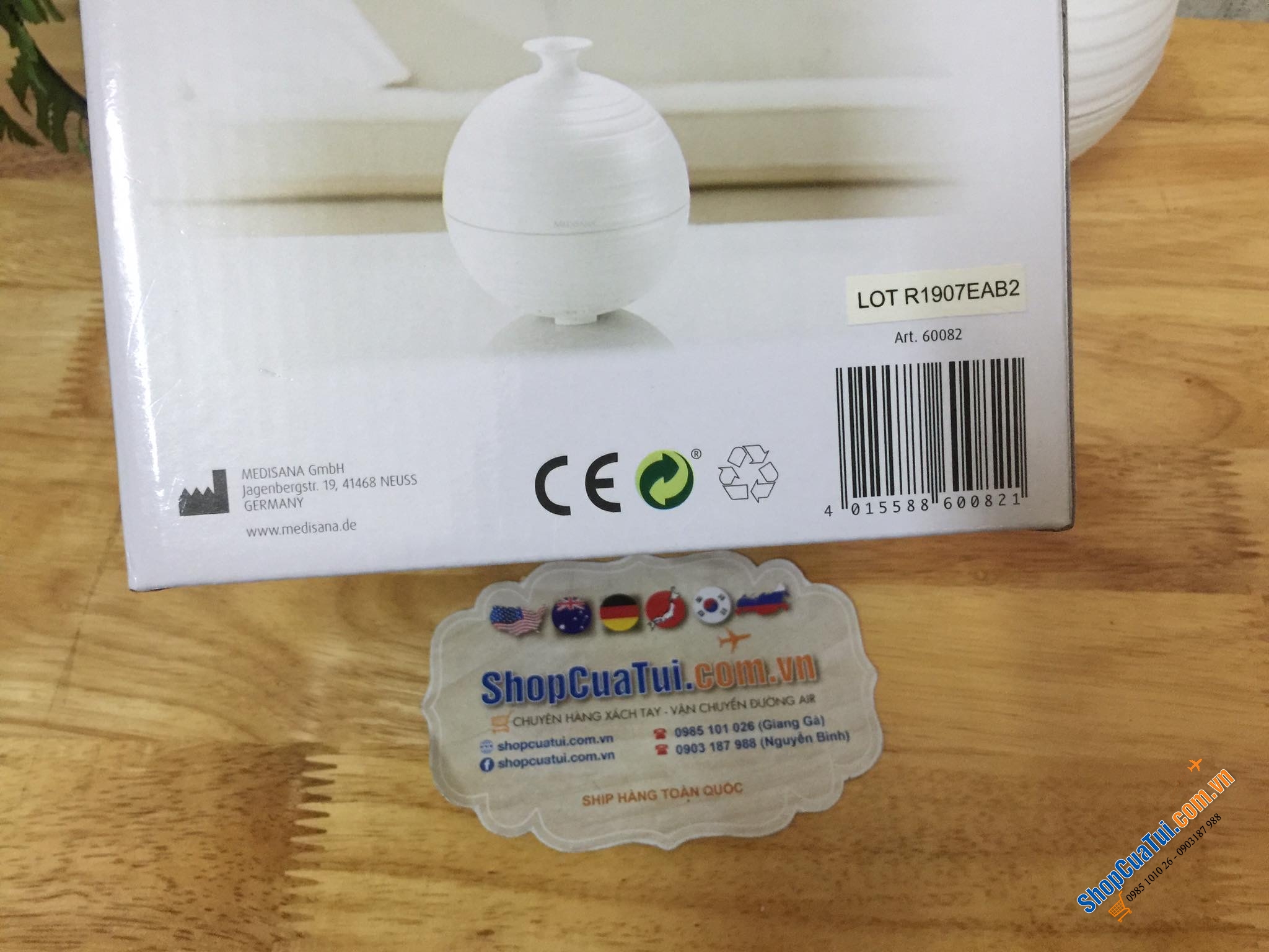 MÁY KHUẾCH TÁN TINH DẦU MEDISANA AD620