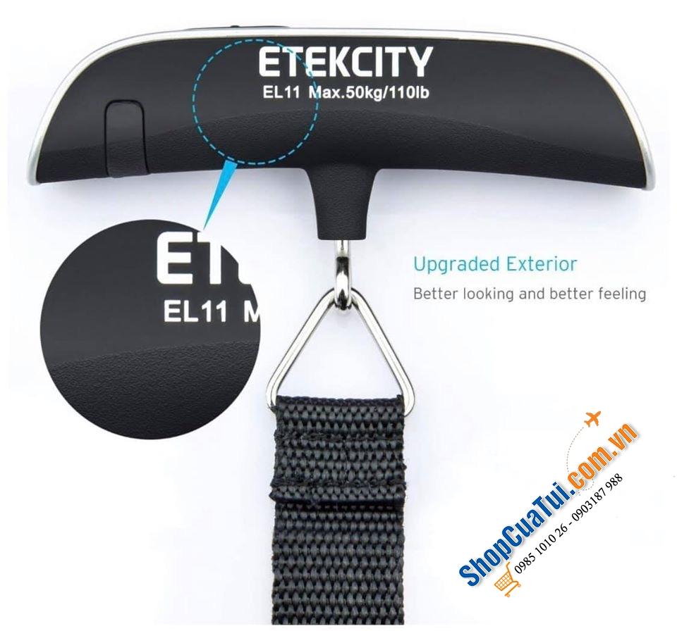 CÂN HÀNH LÝ DU LỊCH ETEKCITY 50KG