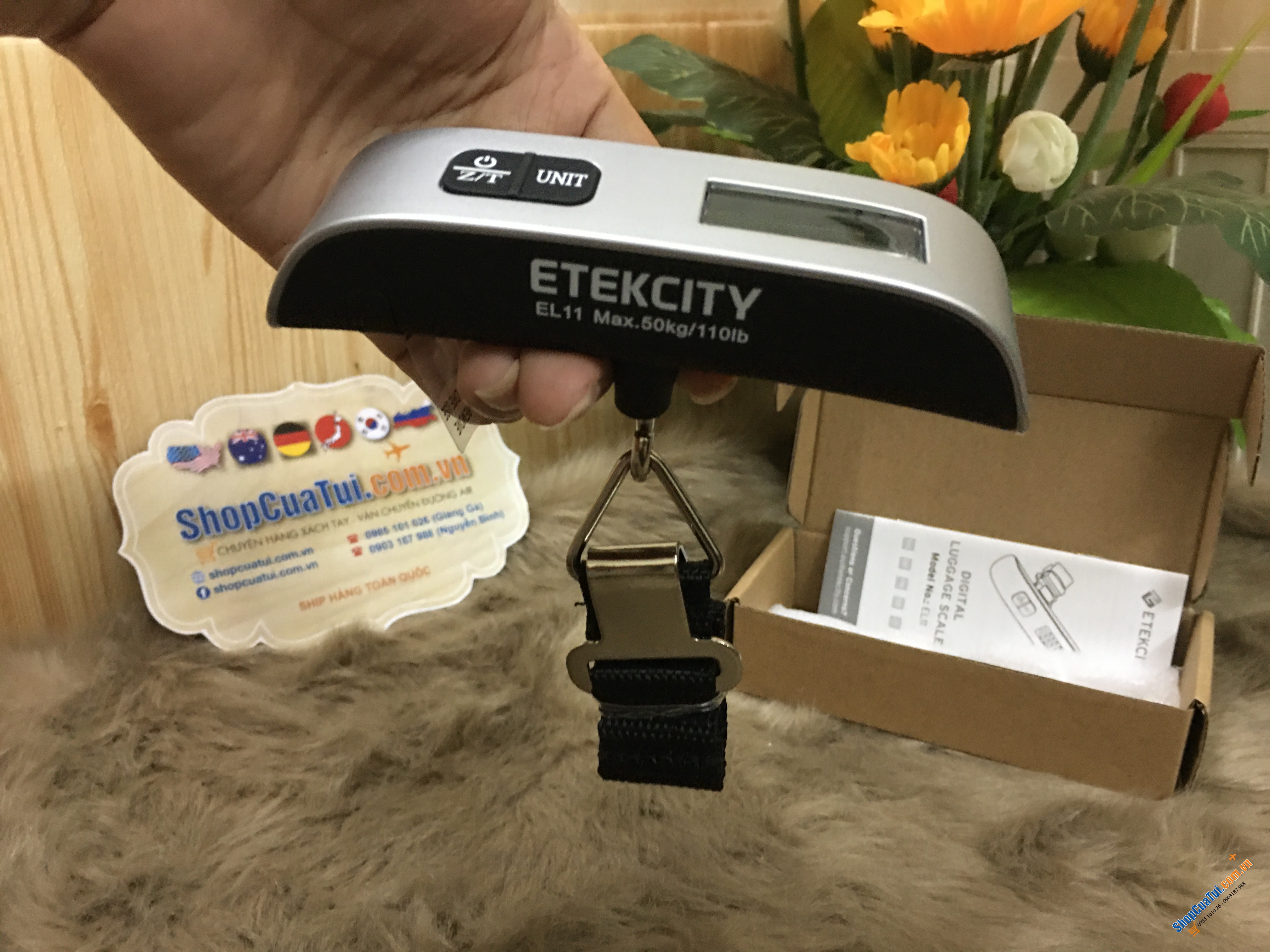 CÂN HÀNH LÝ DU LỊCH ETEKCITY 50KG