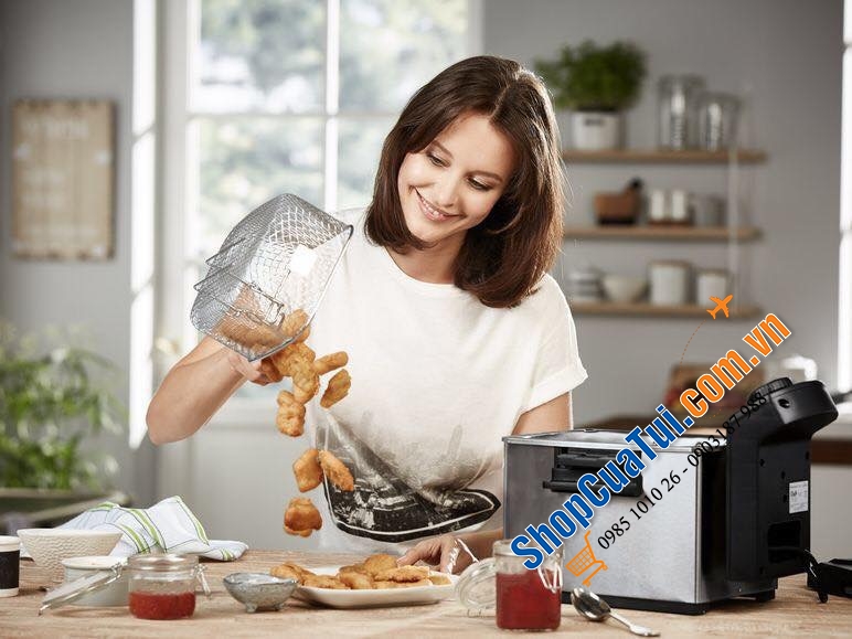 NỒI CHIÊN NGẬP DẦU SILVERCREST - dung tích 3,6 lít