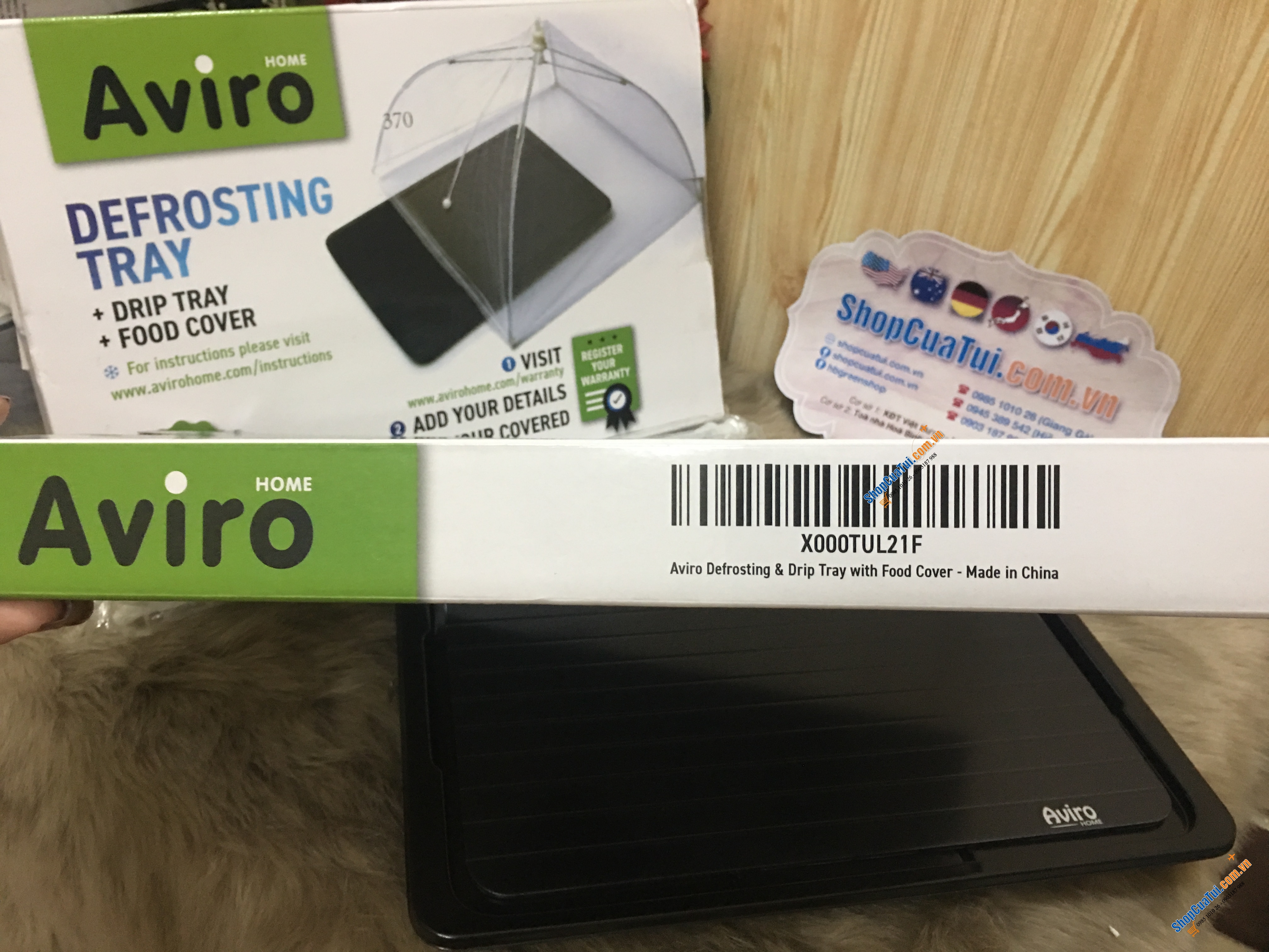 THỚT RÃ ĐÔNG AVIRO KÈM MÀN CHE CHỐNG RUỒI MUỖI