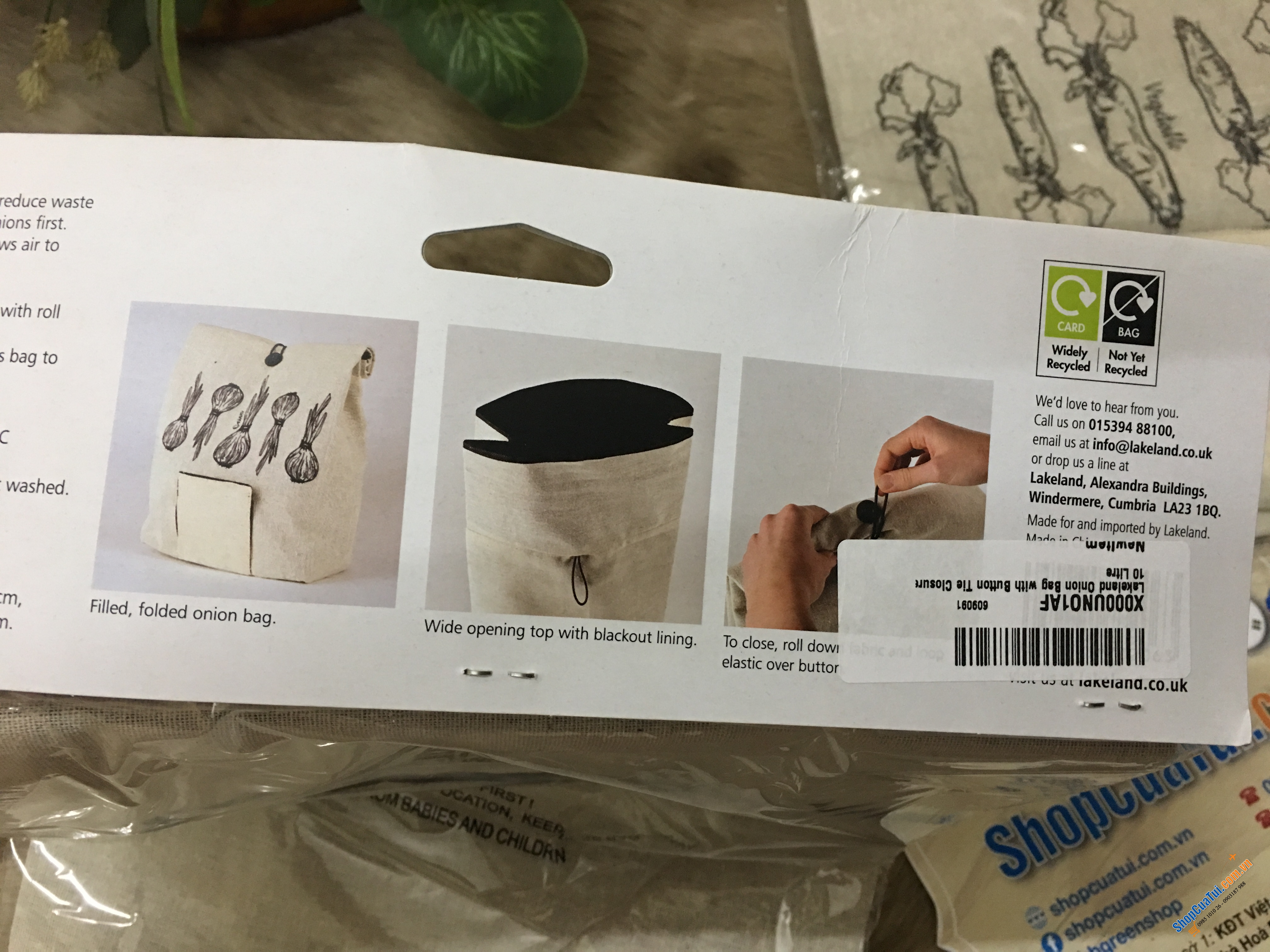 TÚI ĐỰNG HÀNH TỎI KHOAI TÂY LAKELAND