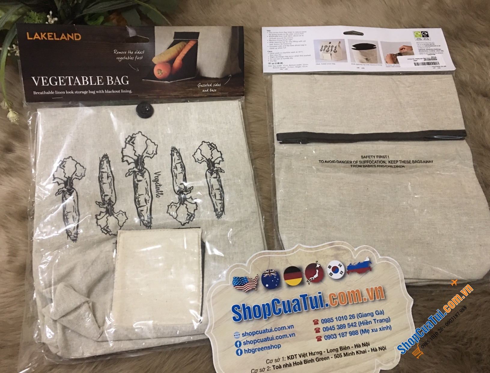 TÚI ĐỰNG HÀNH TỎI KHOAI TÂY LAKELAND