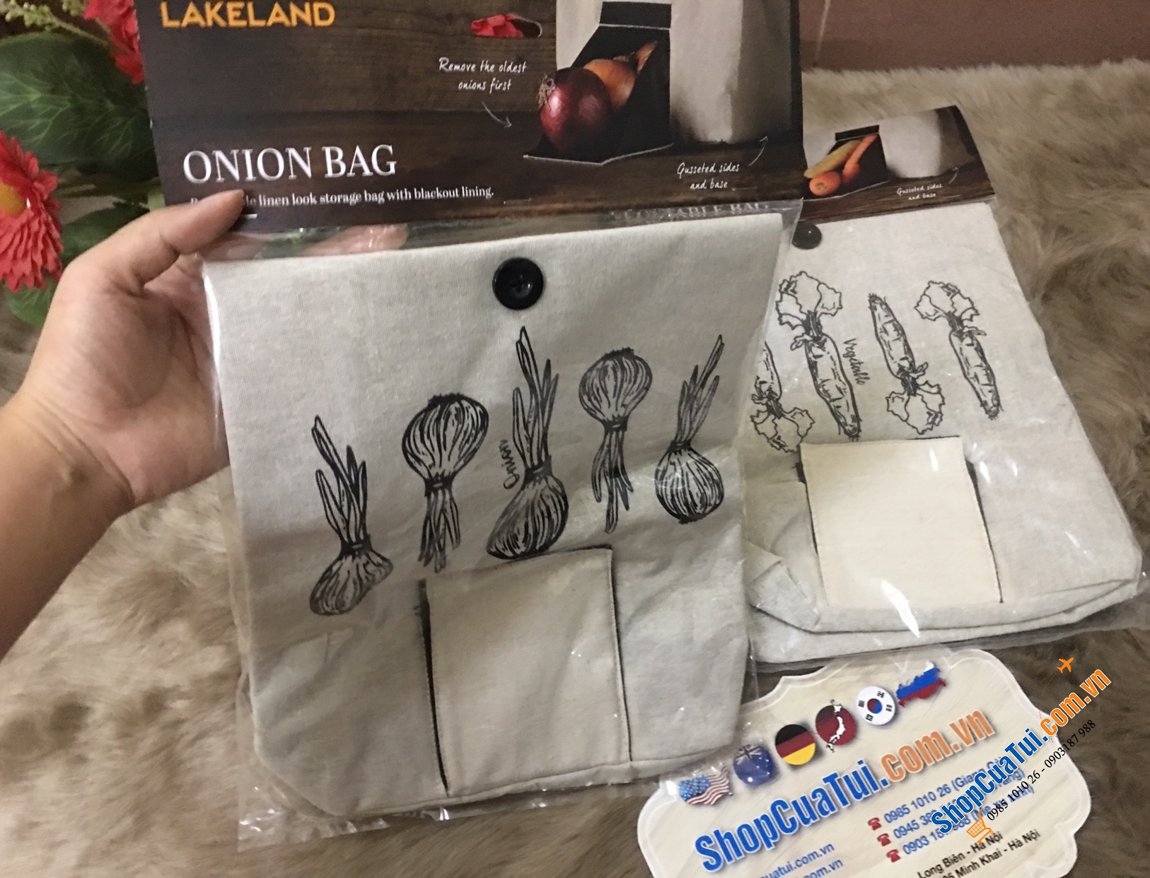 TÚI ĐỰNG HÀNH TỎI KHOAI TÂY LAKELAND