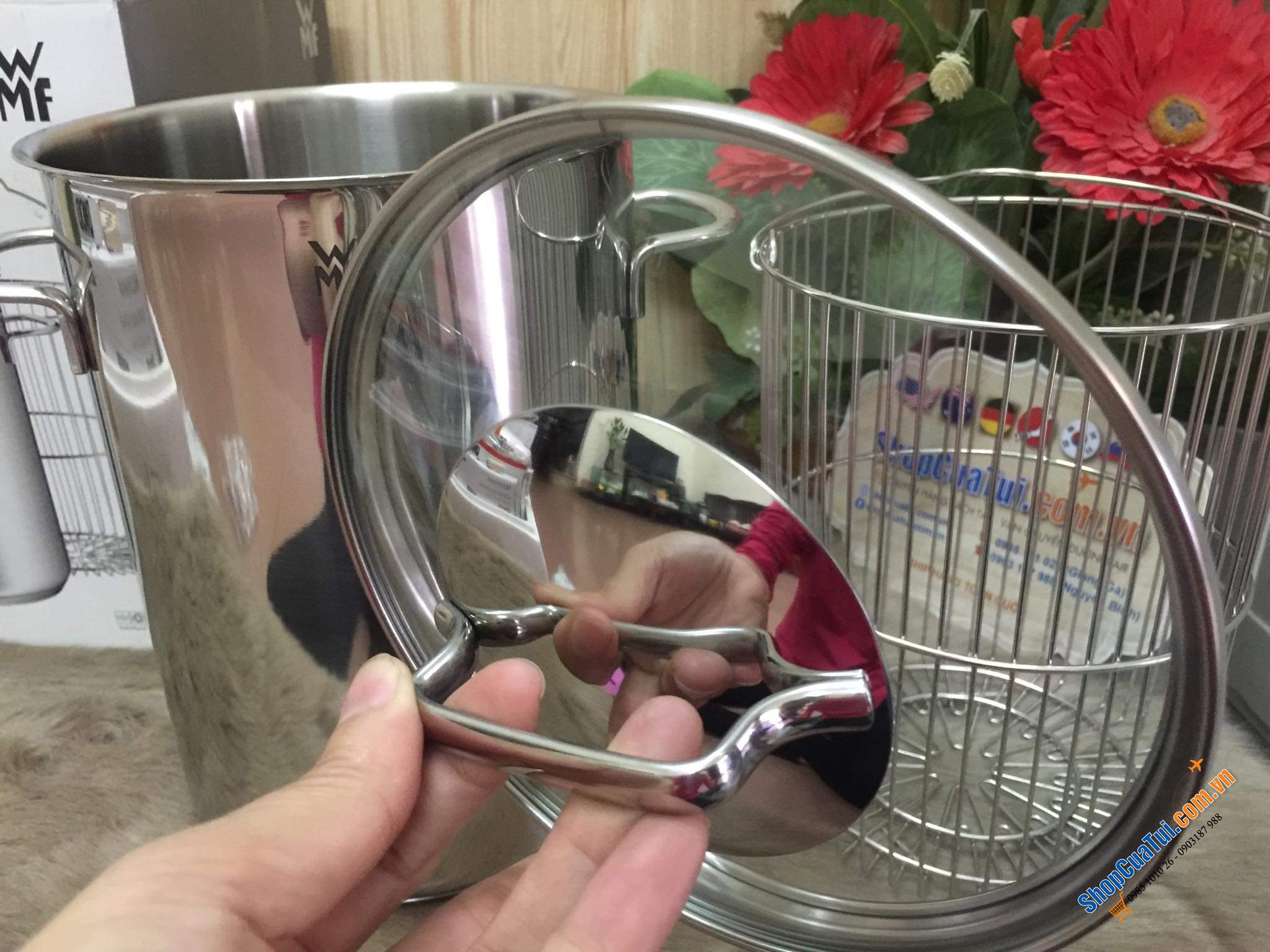 NỒI KÈM VỈ LUỘC WMF