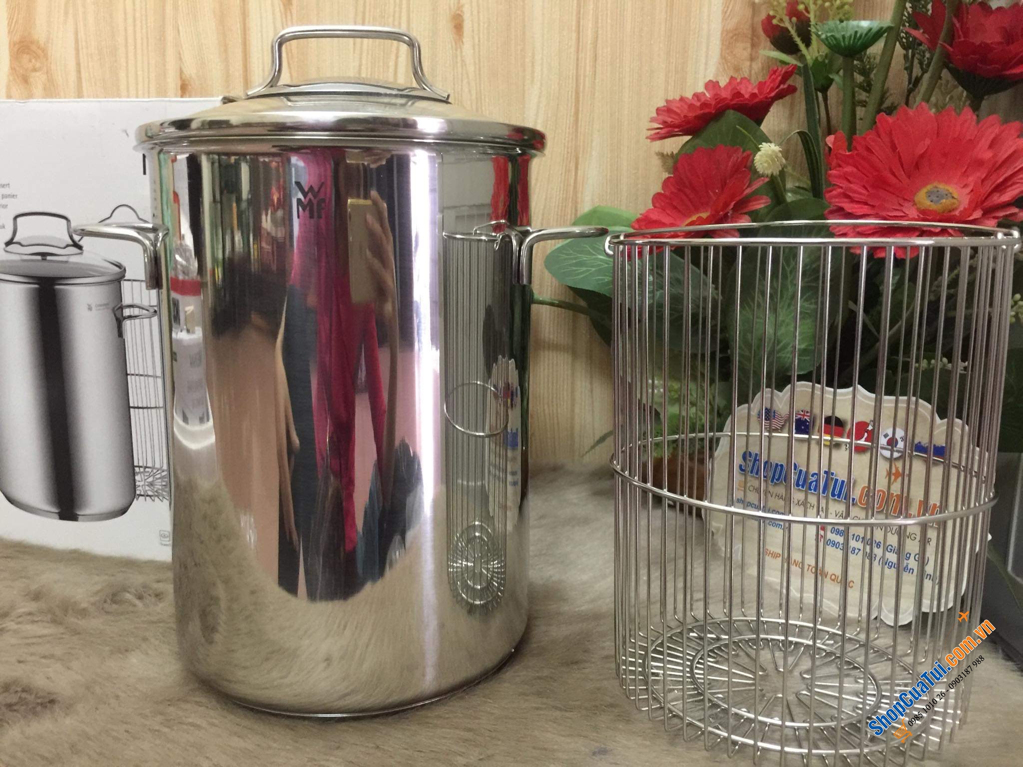 NỒI KÈM VỈ LUỘC WMF