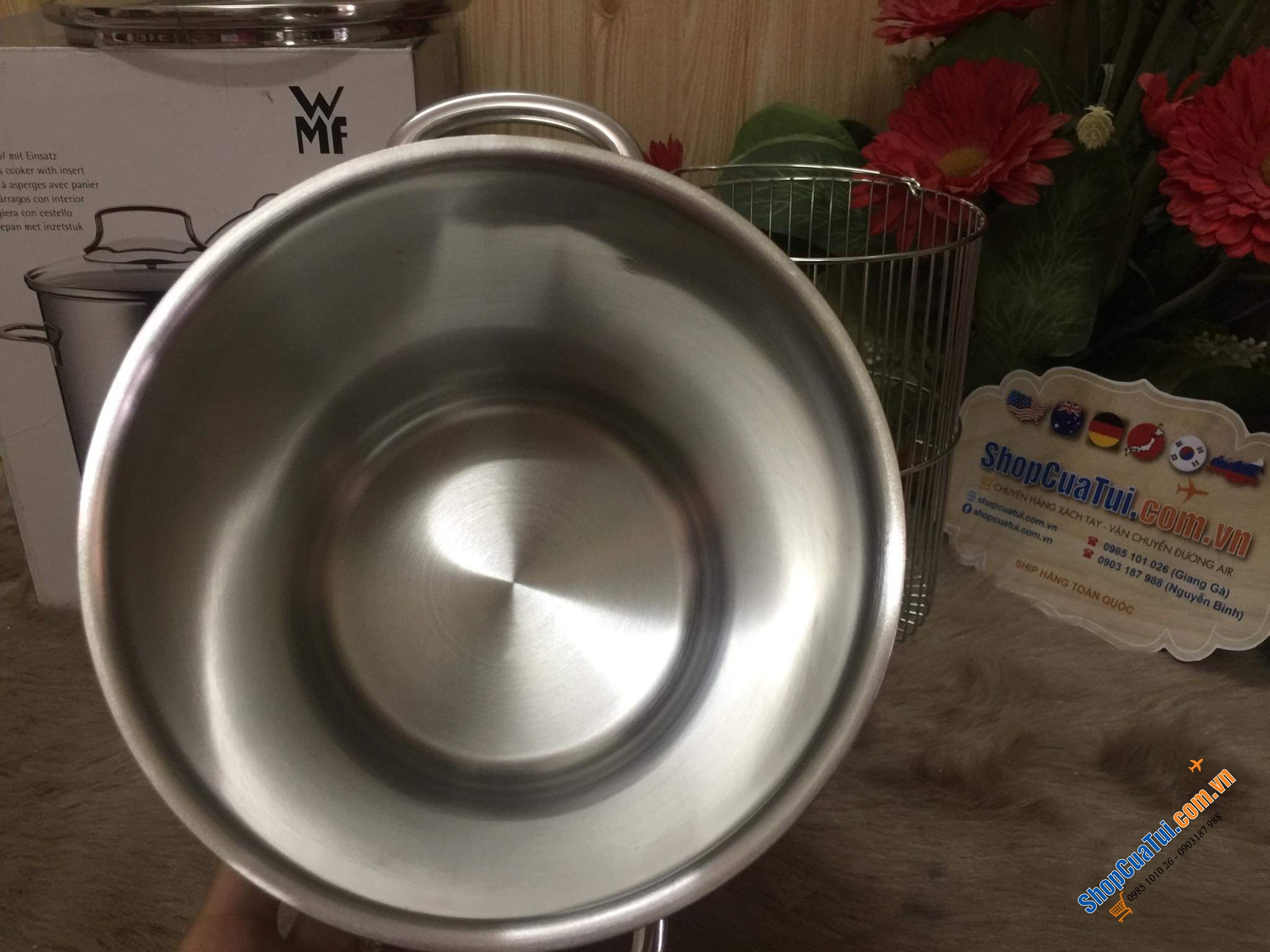 NỒI KÈM VỈ LUỘC WMF