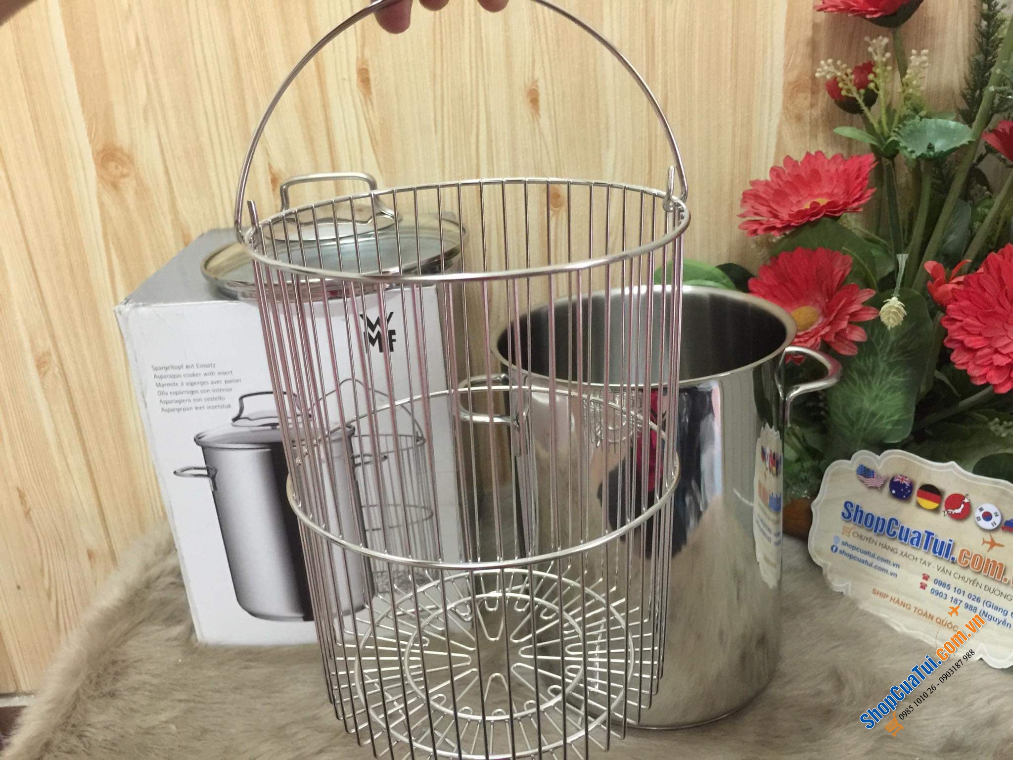 NỒI KÈM VỈ LUỘC WMF