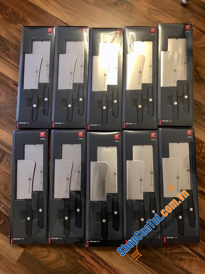 SET ĐÔI DAO CHẶT - DAO THÁI ZWILLING MADE IN GERMANY