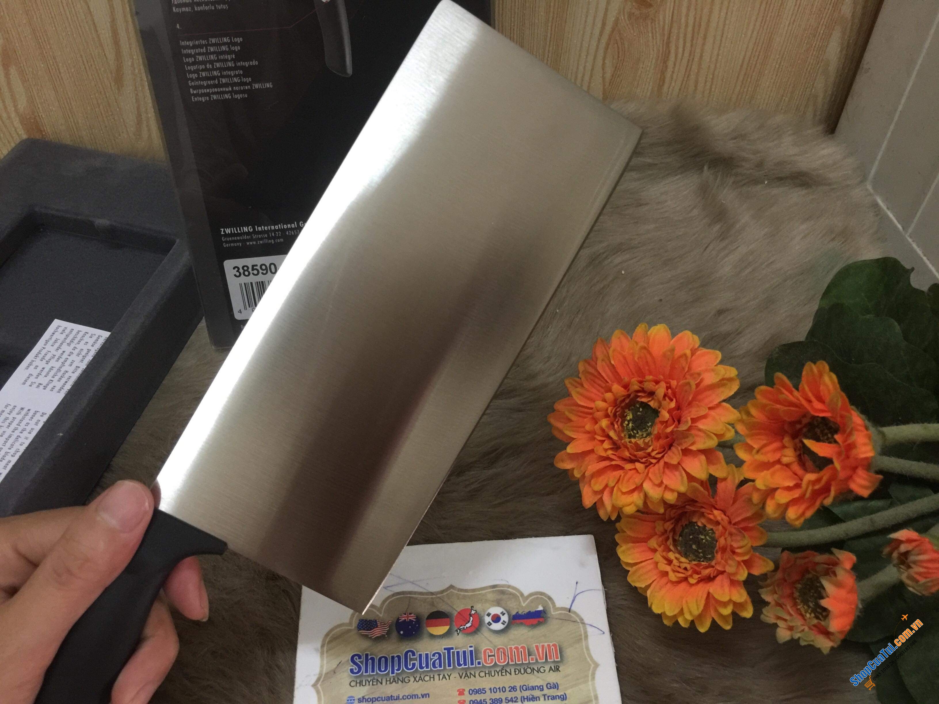 SET ĐÔI DAO CHẶT - DAO THÁI ZWILLING MADE IN GERMANY